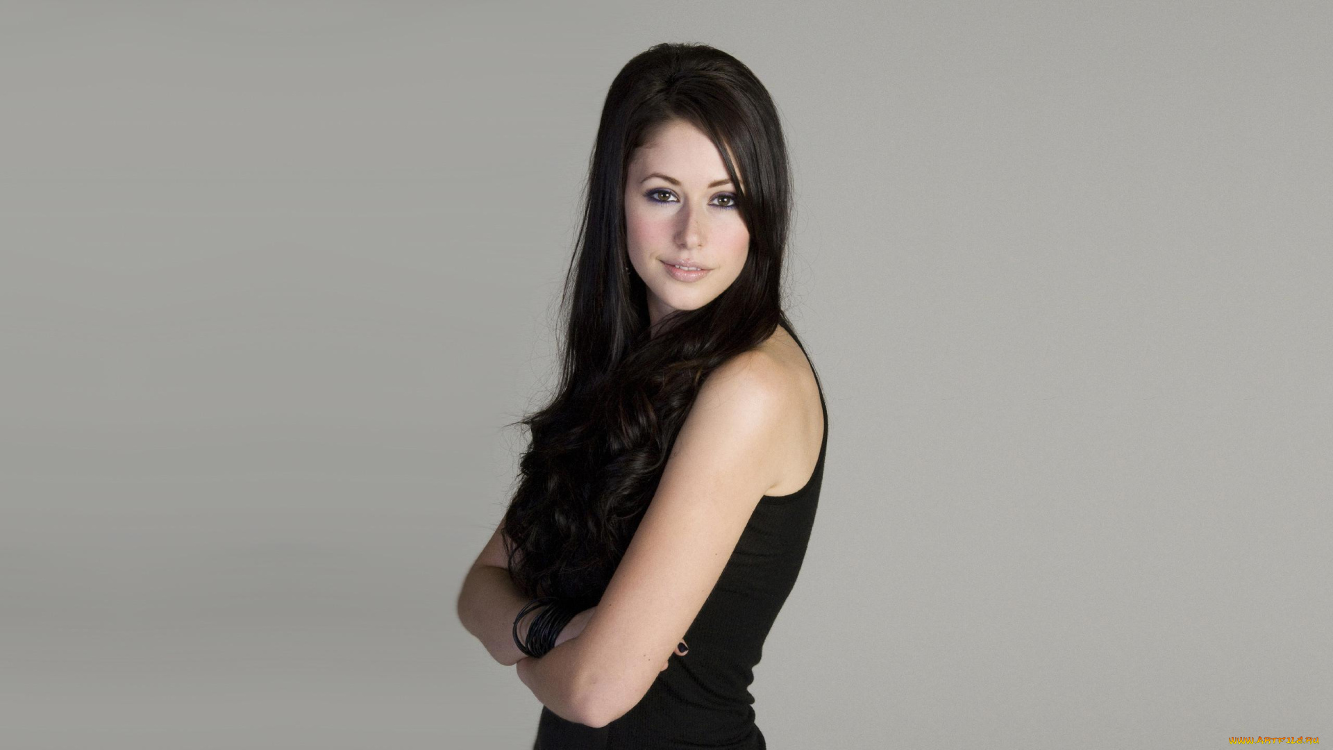 девушки, amanda, crew, платье, улыбка, брюнетка, amanda, crew