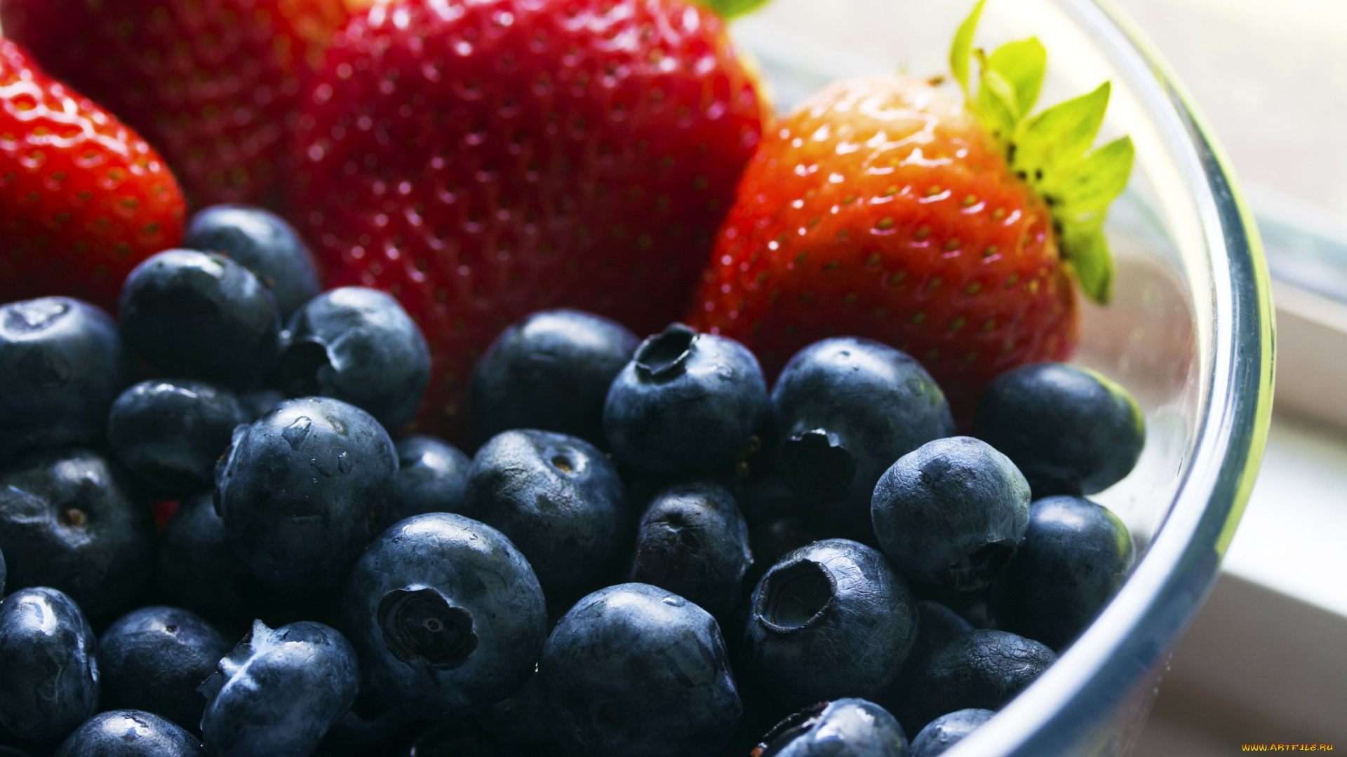 еда, фрукты, , ягоды, черника, клубника