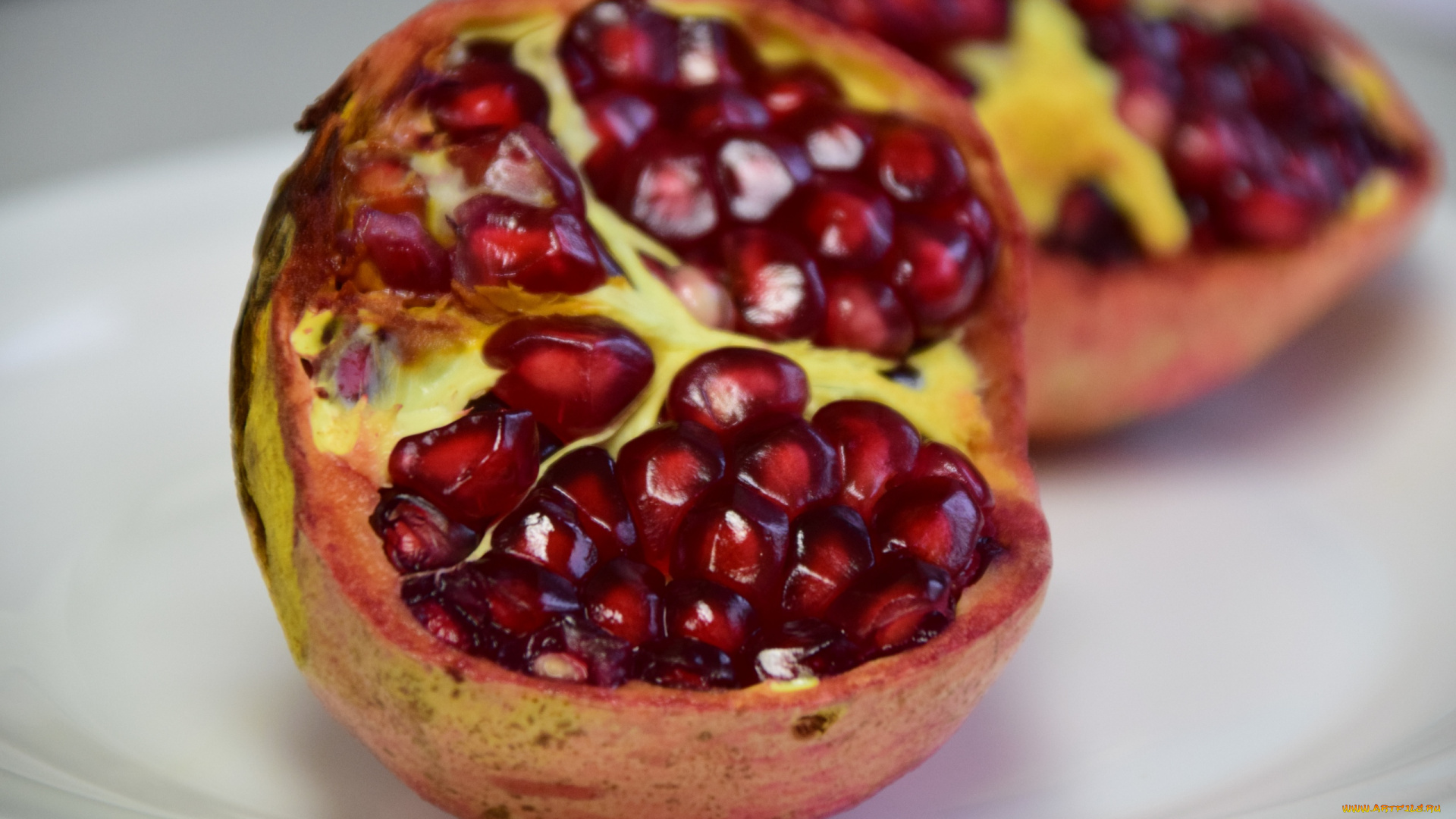 еда, гранат, зерна