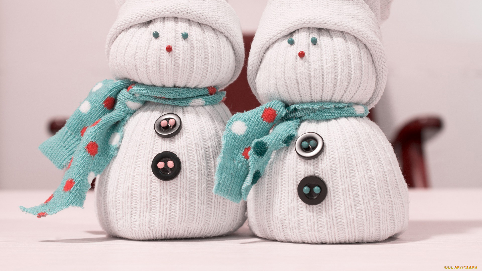 праздничные, снеговики, вязаные