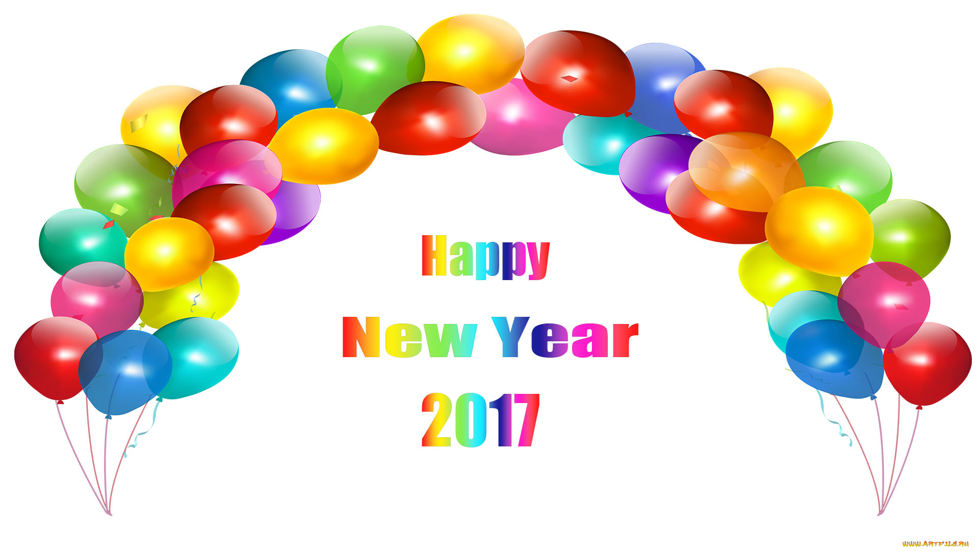 праздничные, векторная, графика, , новый, год, фон, шары