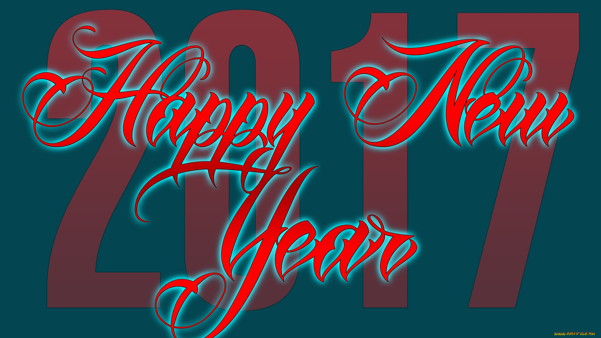 праздничные, векторная, графика, , новый, год, надпись