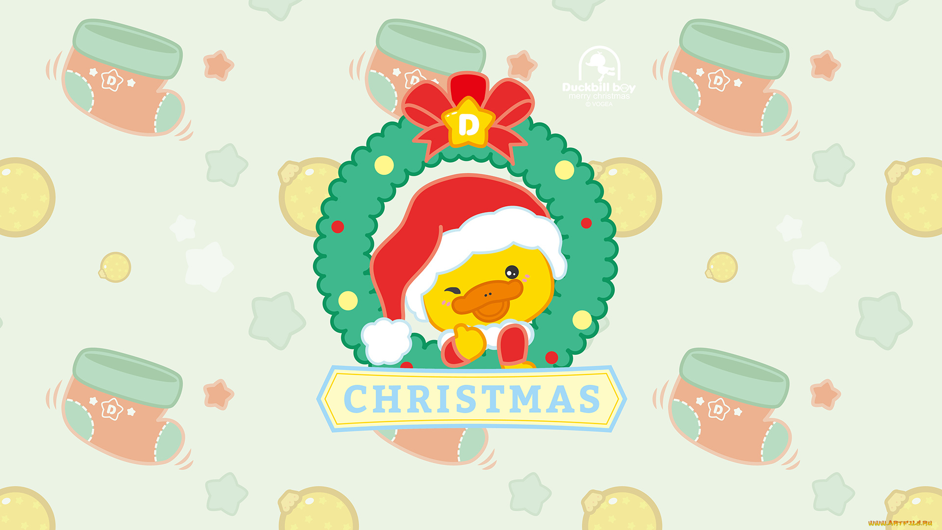 праздничные, векторная, графика, , новый, год, утки