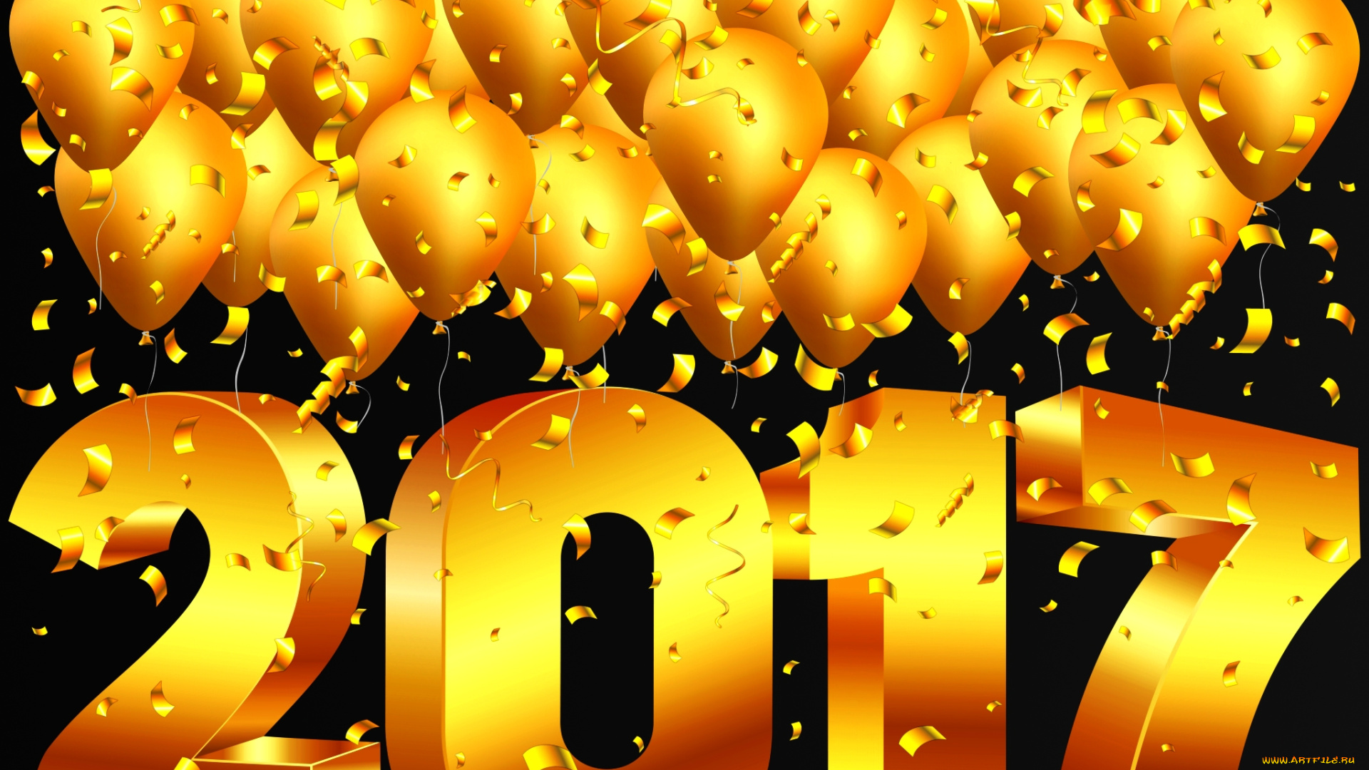 праздничные, векторная, графика, , новый, год, фон, шары