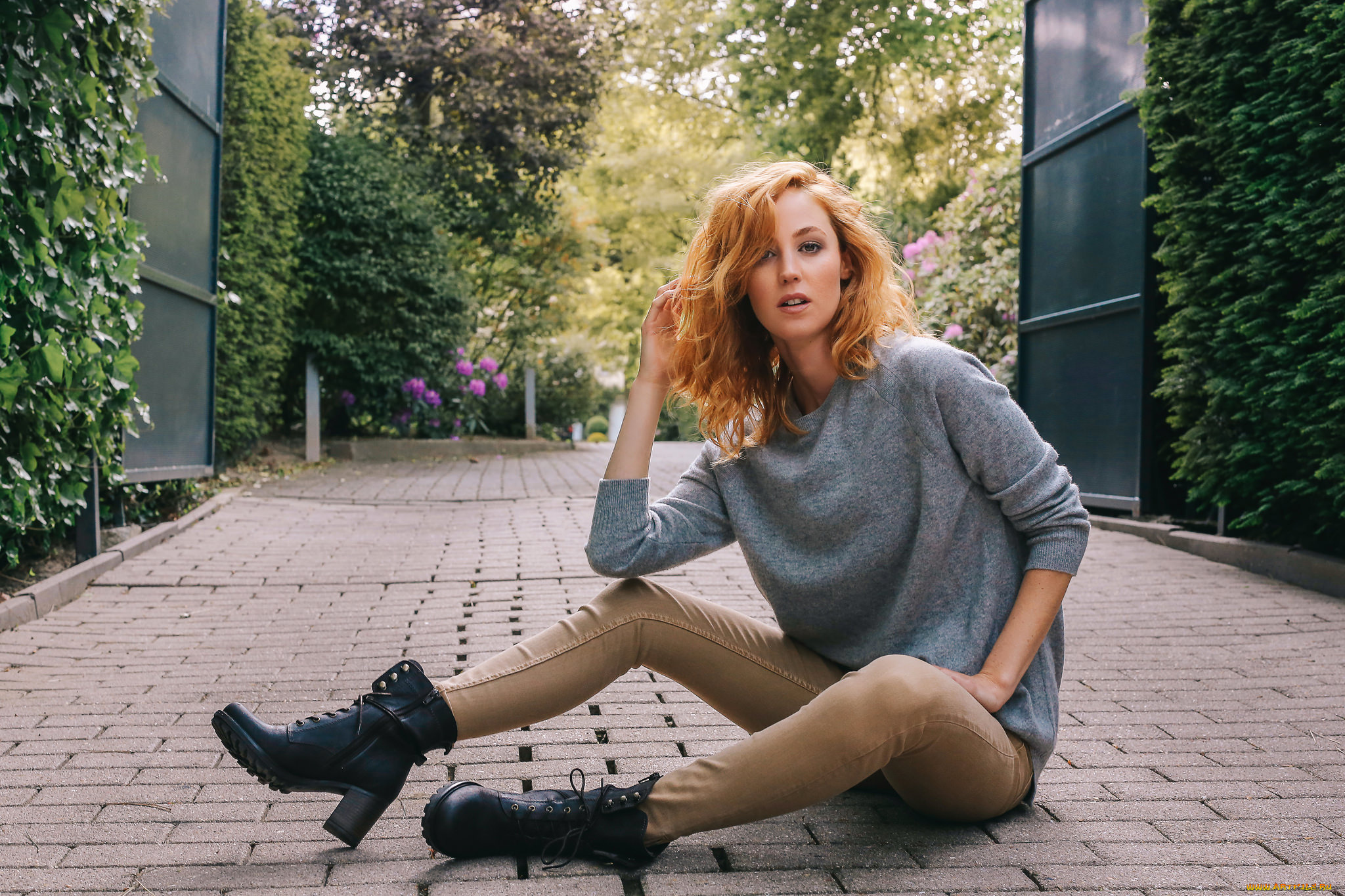 девушки, -unsort, , рыжеволосые, и, другие, взгляд, лицо