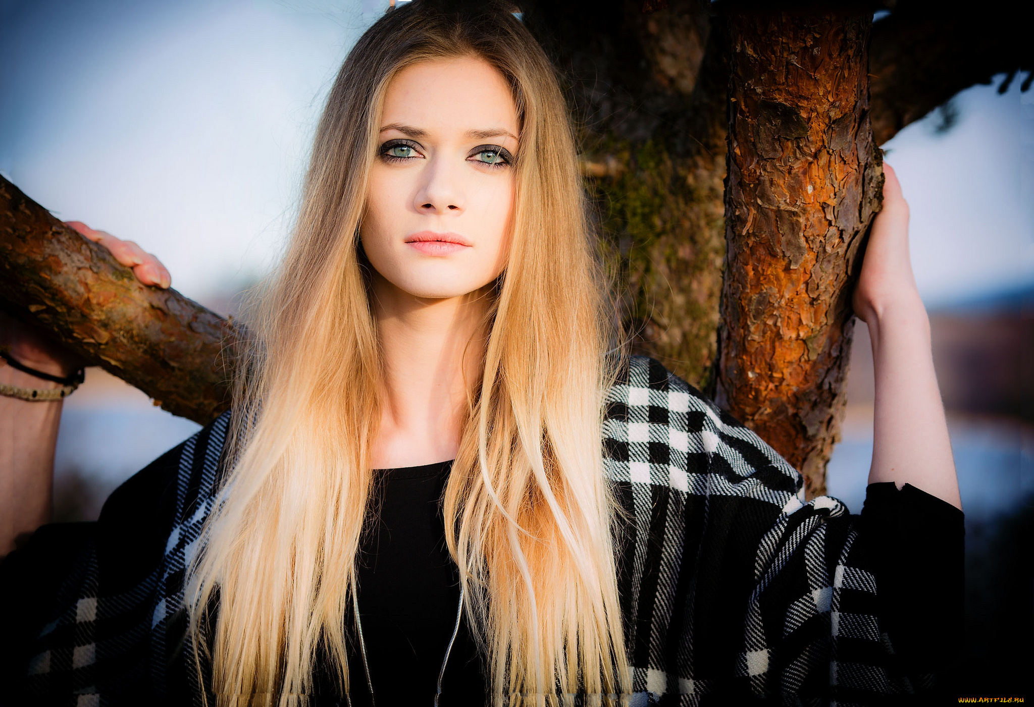 девушки, -unsort, , блондинки, взгляд, лицо