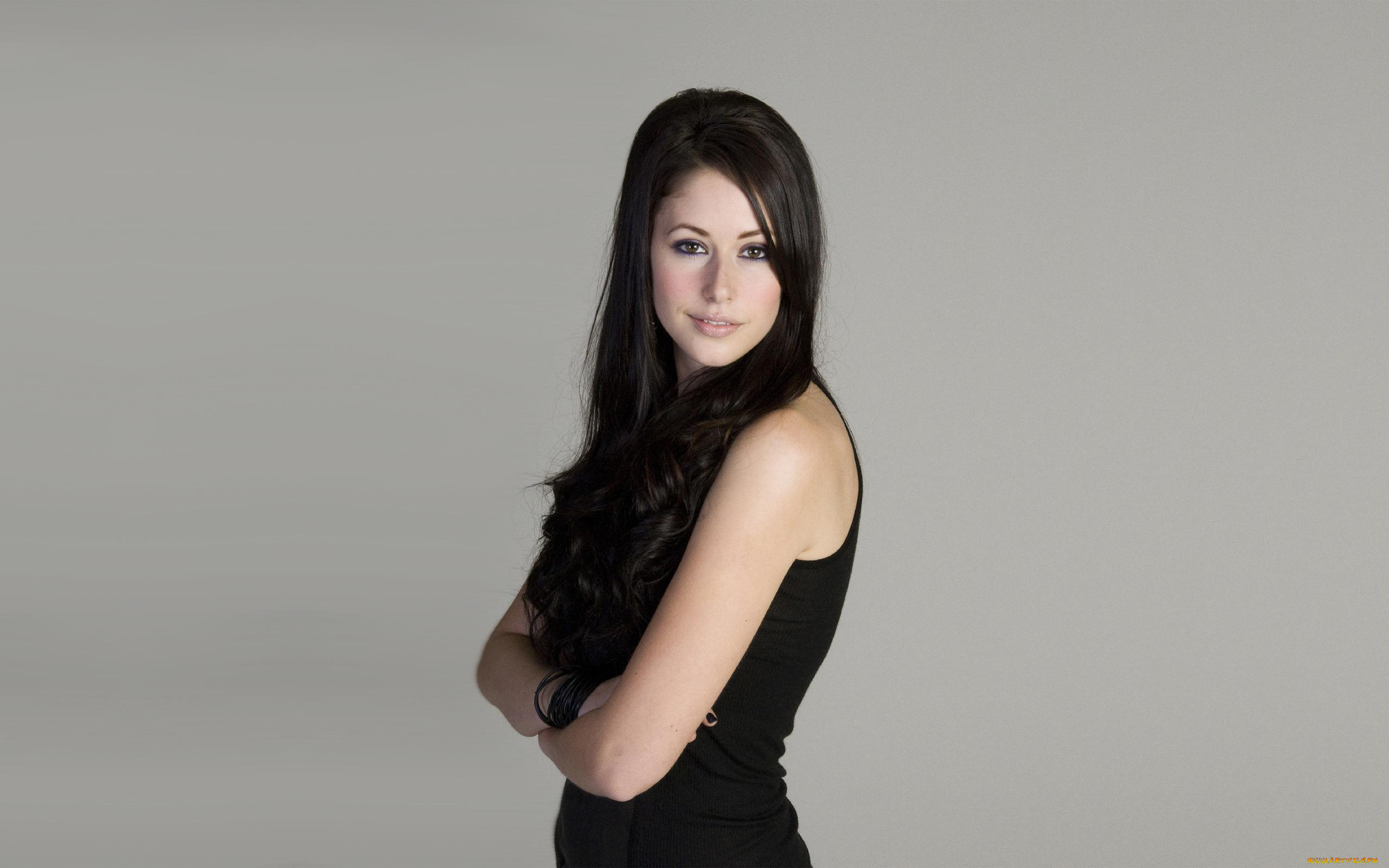 девушки, amanda, crew, платье, улыбка, брюнетка, amanda, crew