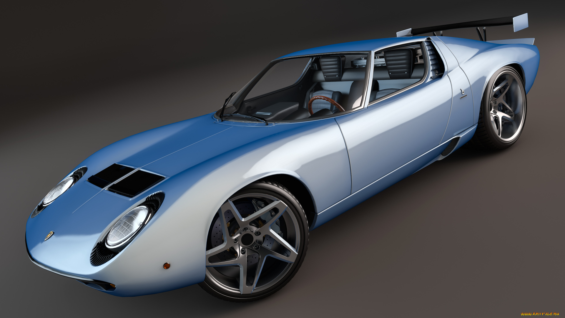 автомобили, 3д, 1967г, lamborghini