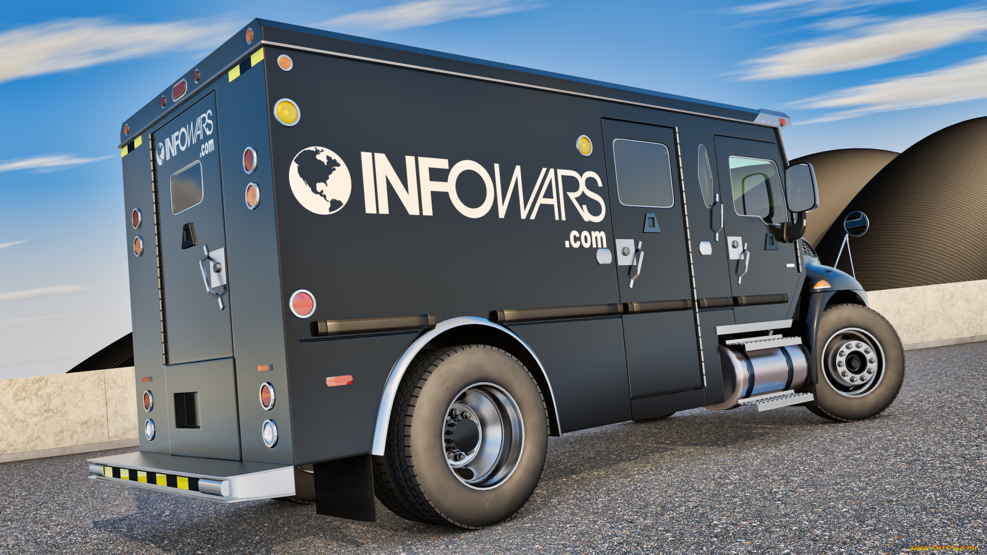 автомобили, 3д, international, 2002г