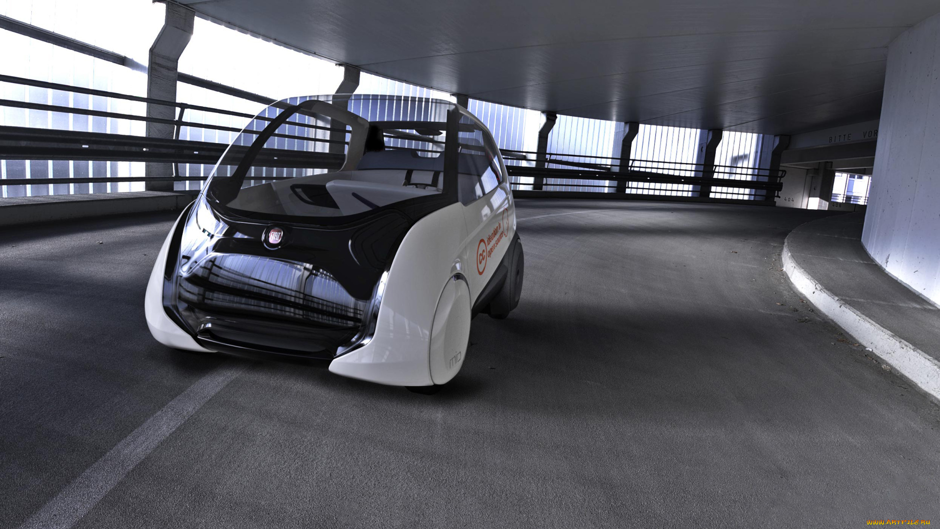 fiat, mio, fcc-iii, concept, 2010, автомобили, 3д, fcc-iii, mio, fiat, 2010, concept