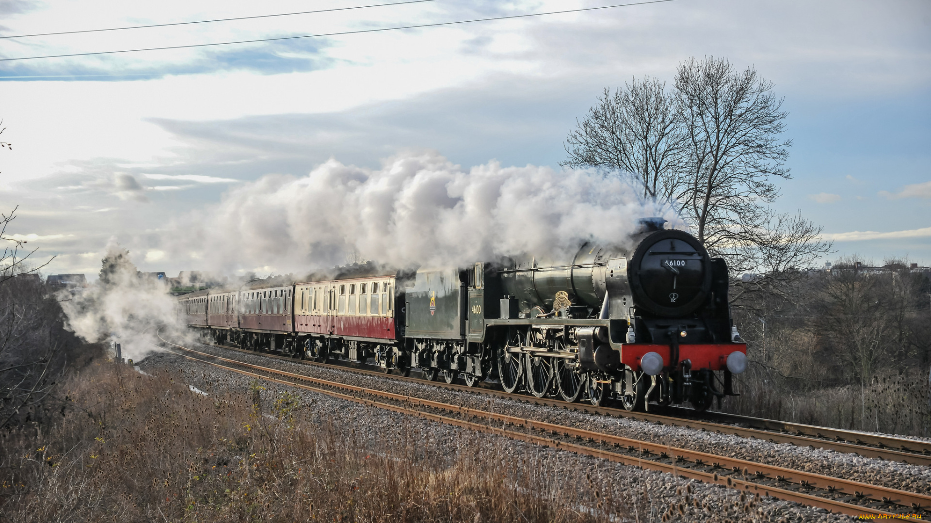 техника, паровозы, локомотив, состав