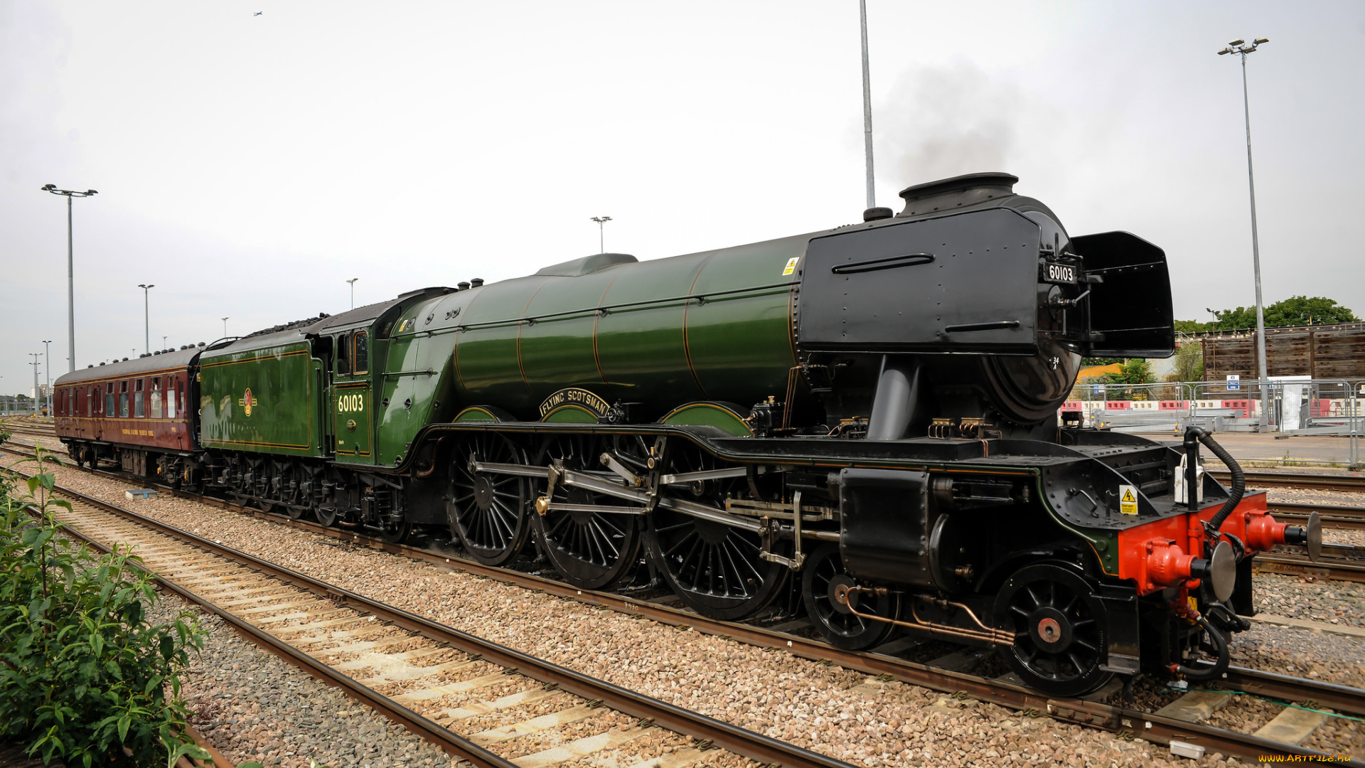 техника, паровозы, локомотив, состав