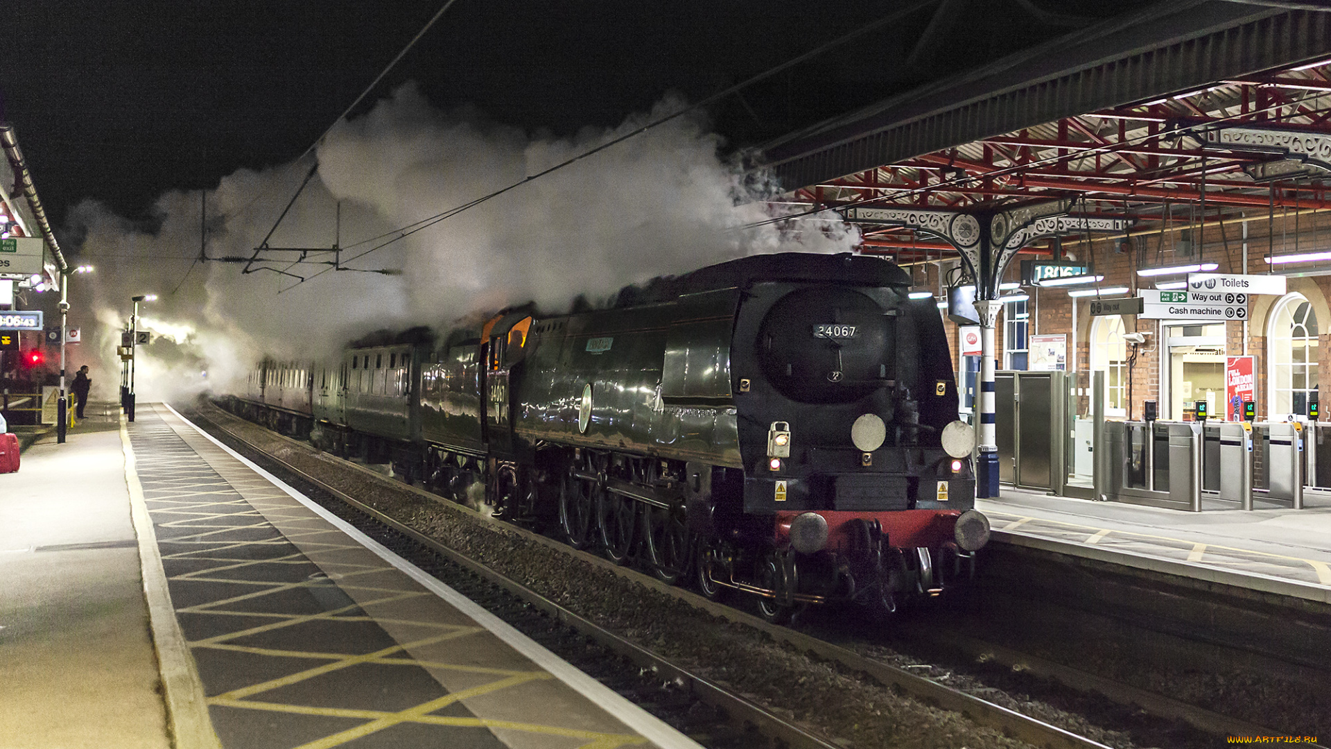 техника, паровозы, локомотив, состав