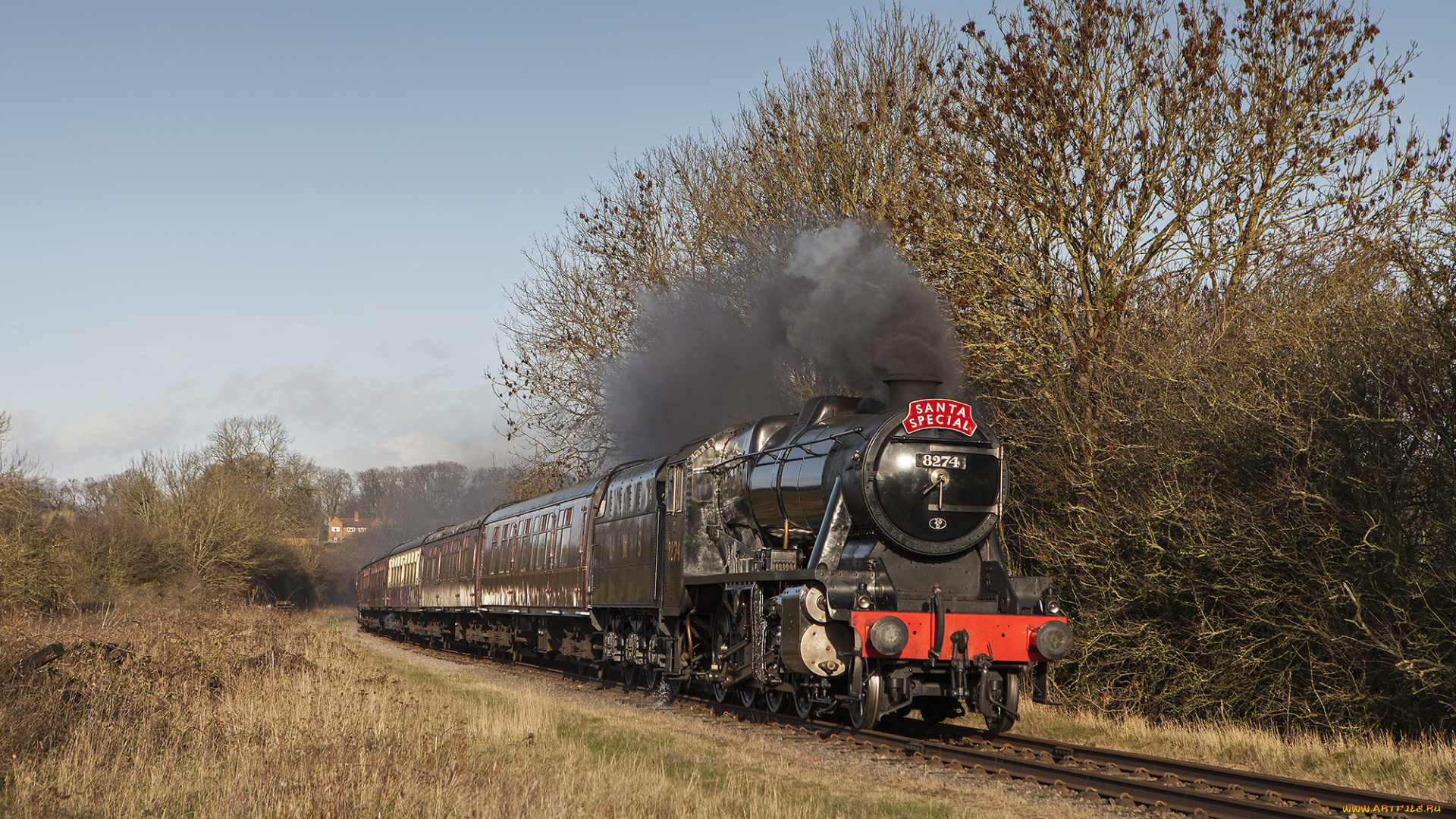 техника, паровозы, локомотив, состав