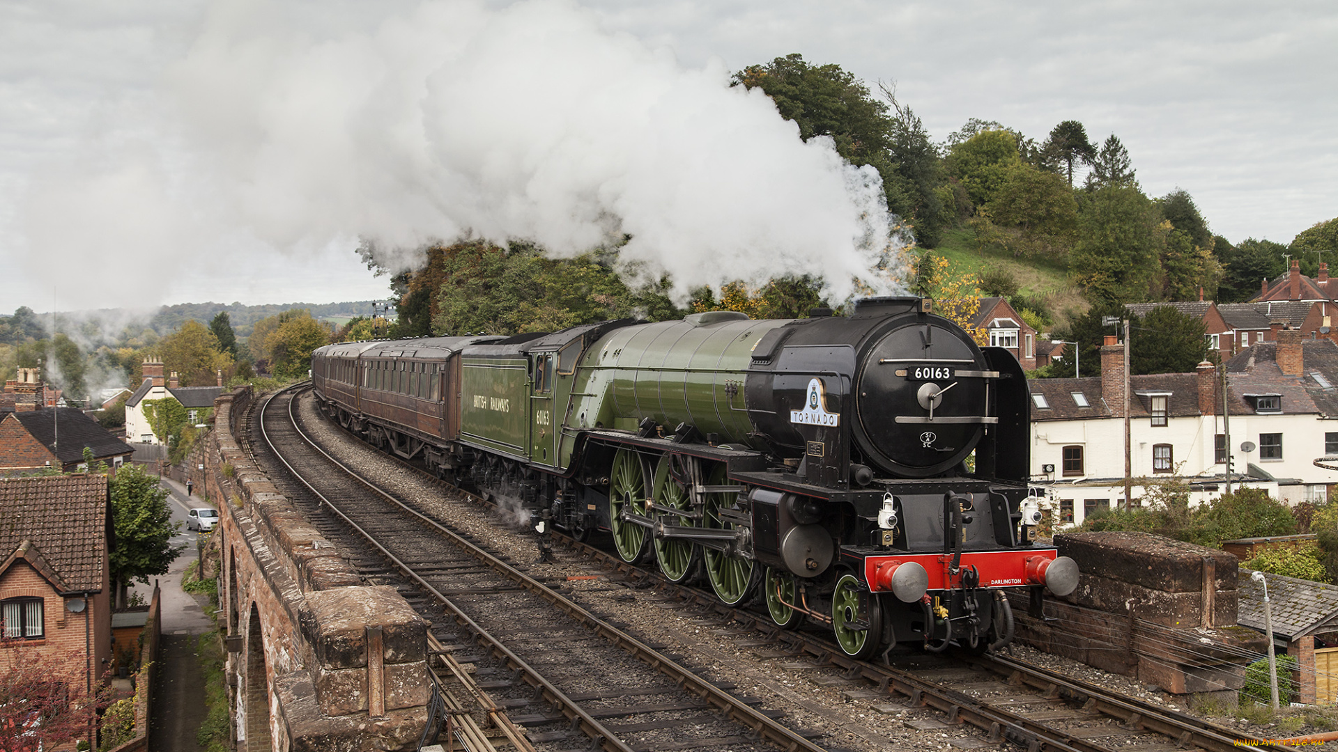 техника, паровозы, локомотив, состав