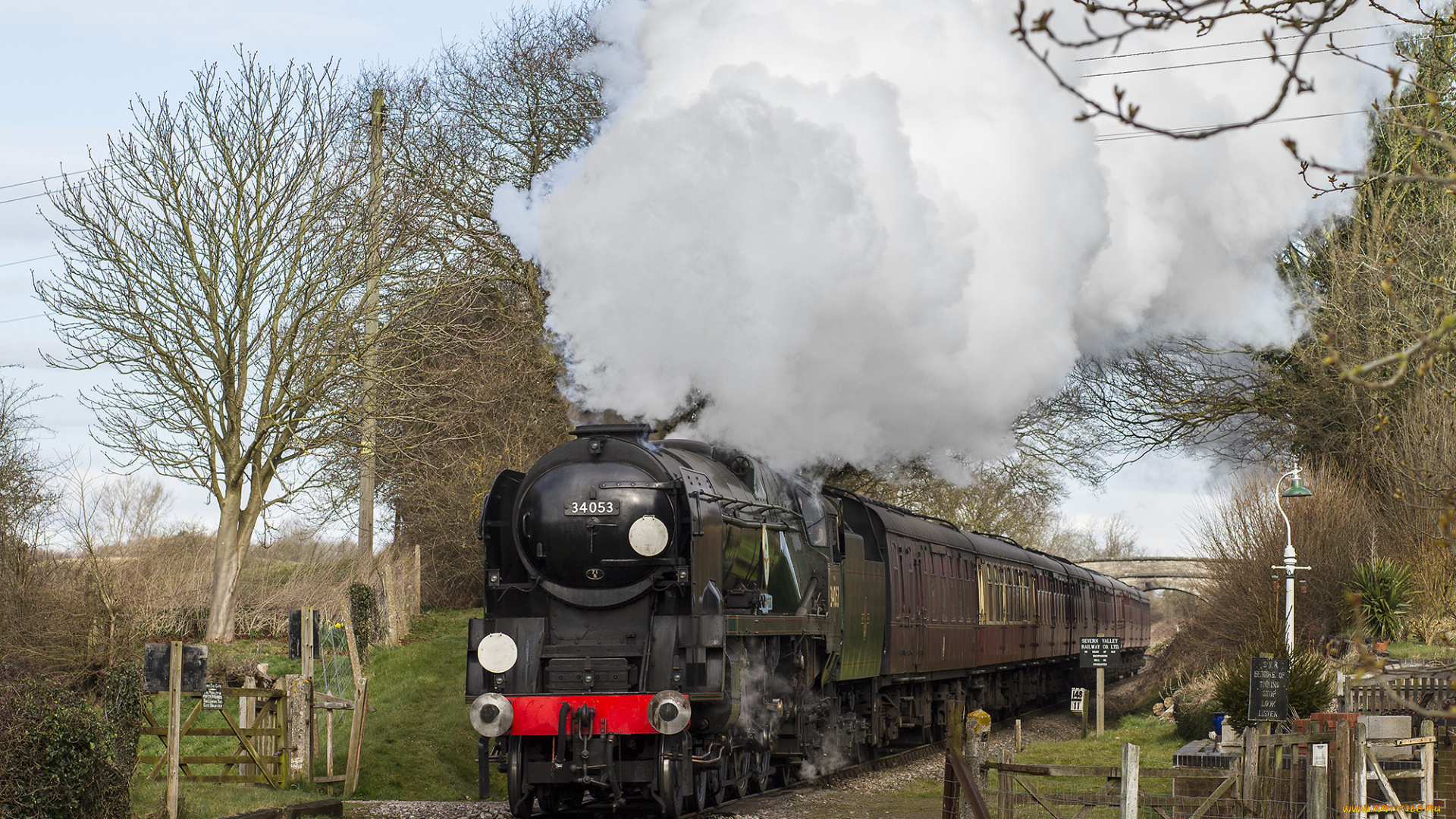 техника, паровозы, локомотив, состав