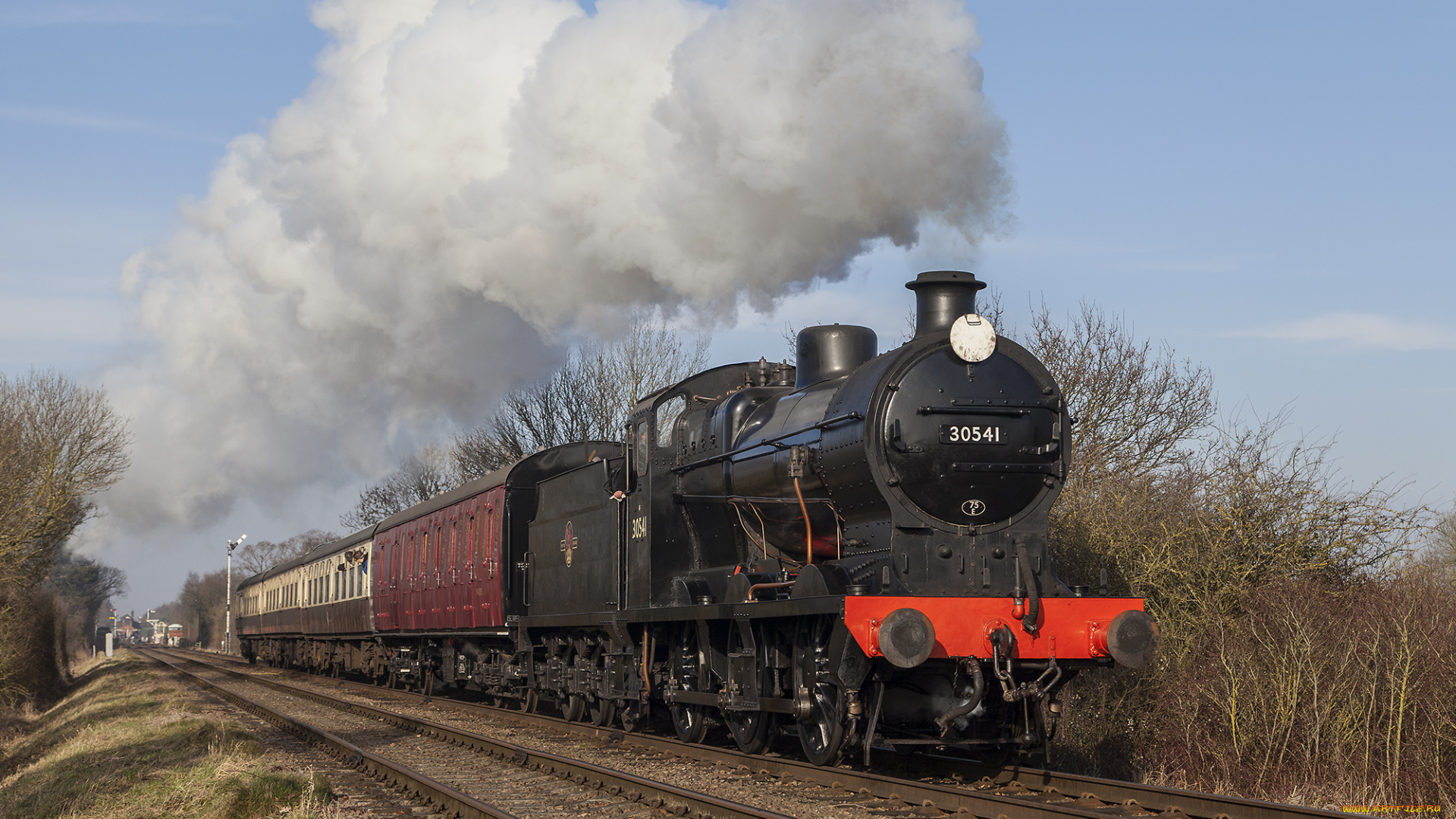 техника, паровозы, состав, локомотив