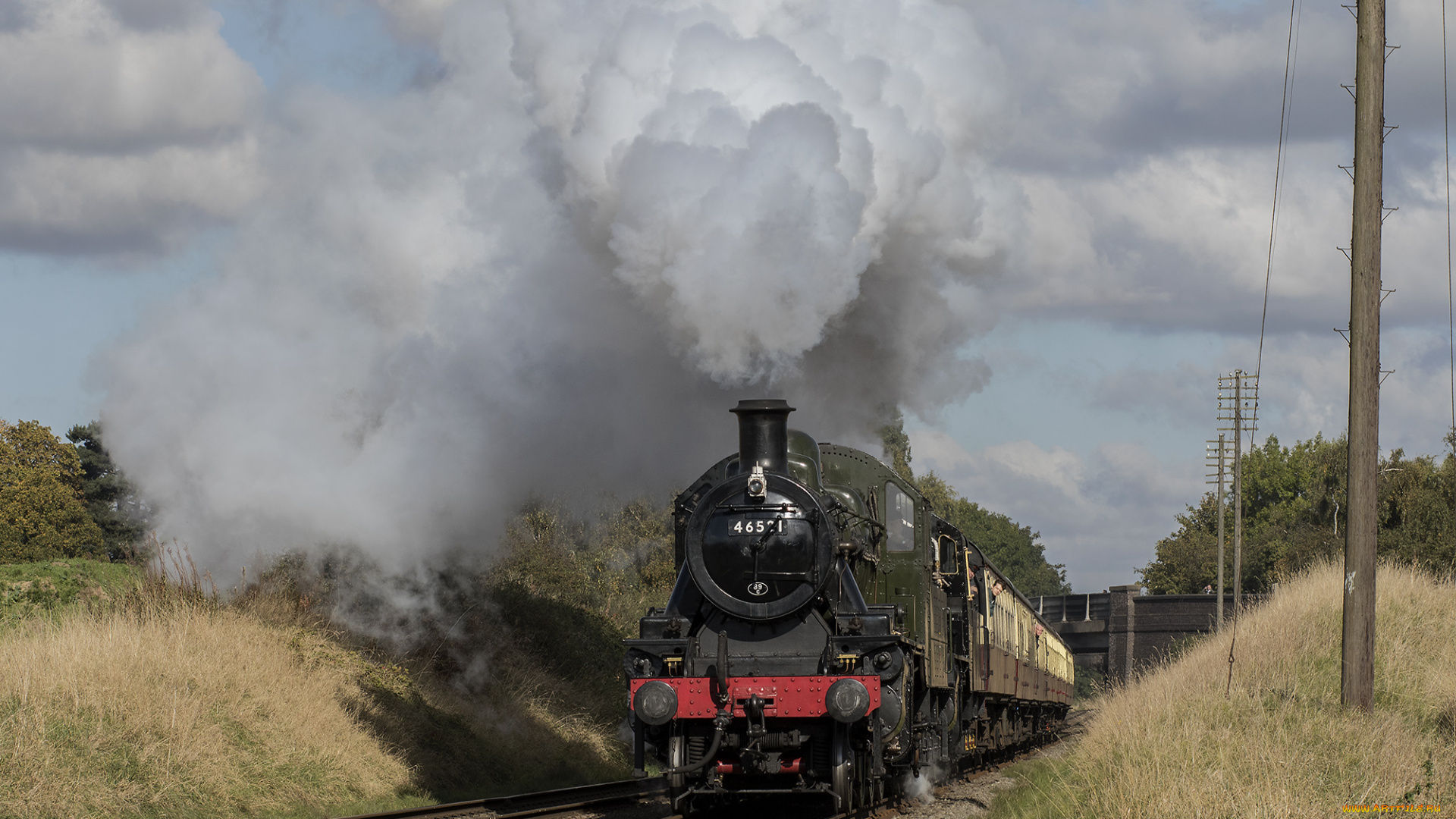 техника, паровозы, состав, локомотив