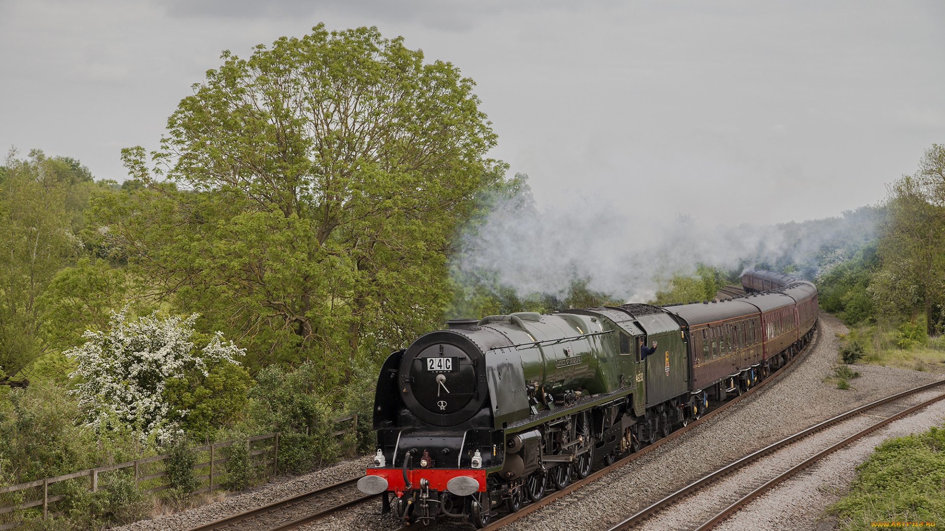 техника, паровозы, состав, локомотив