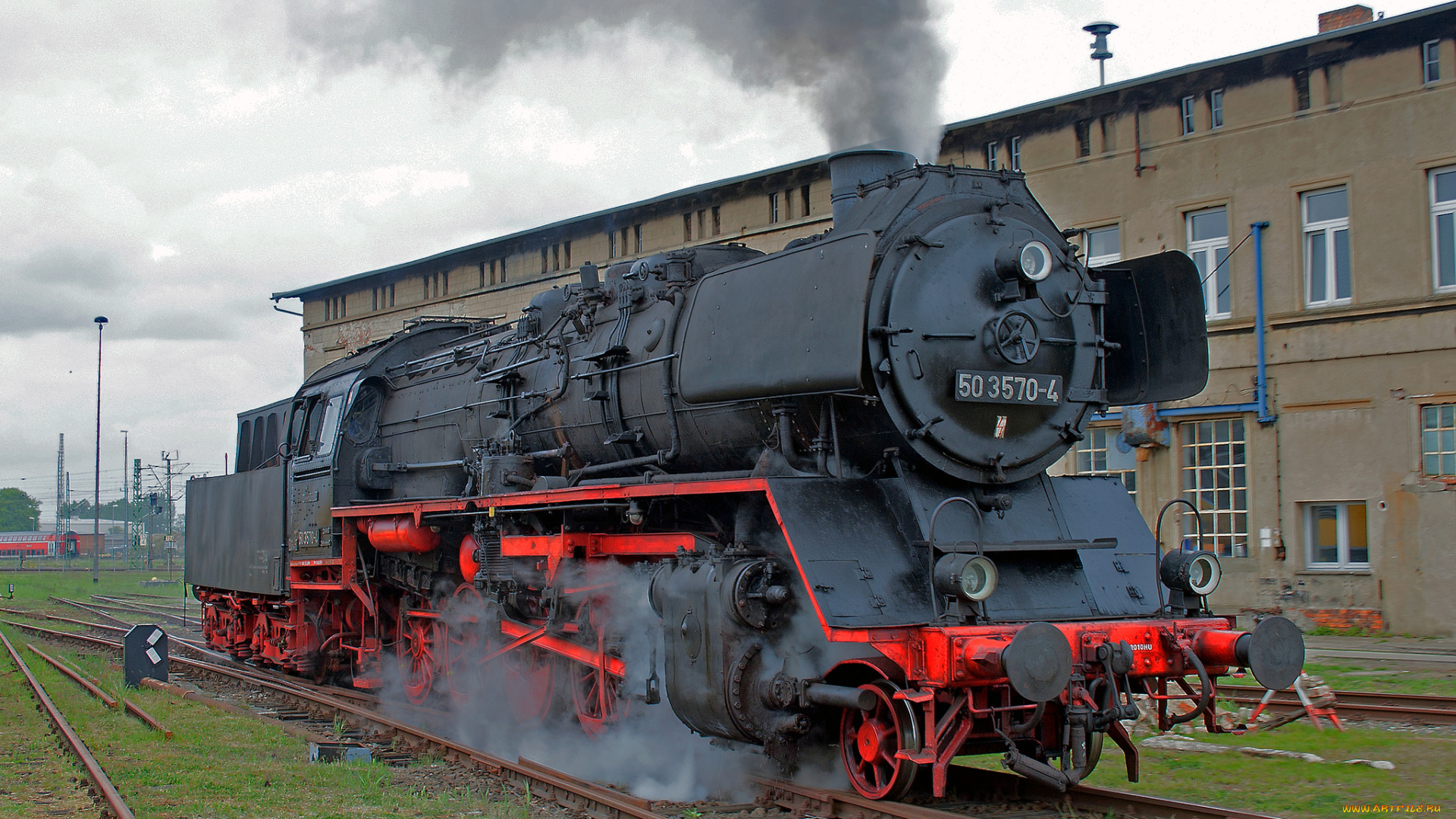 техника, паровозы, состав, локомотив