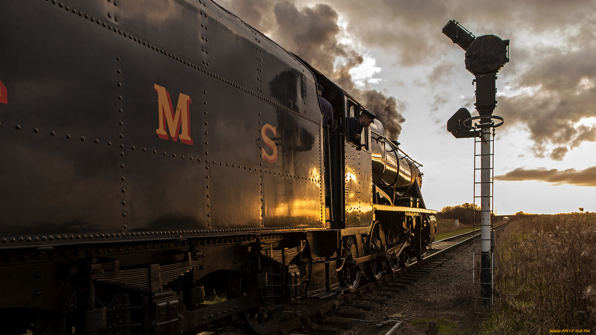 техника, паровозы, состав, локомотив