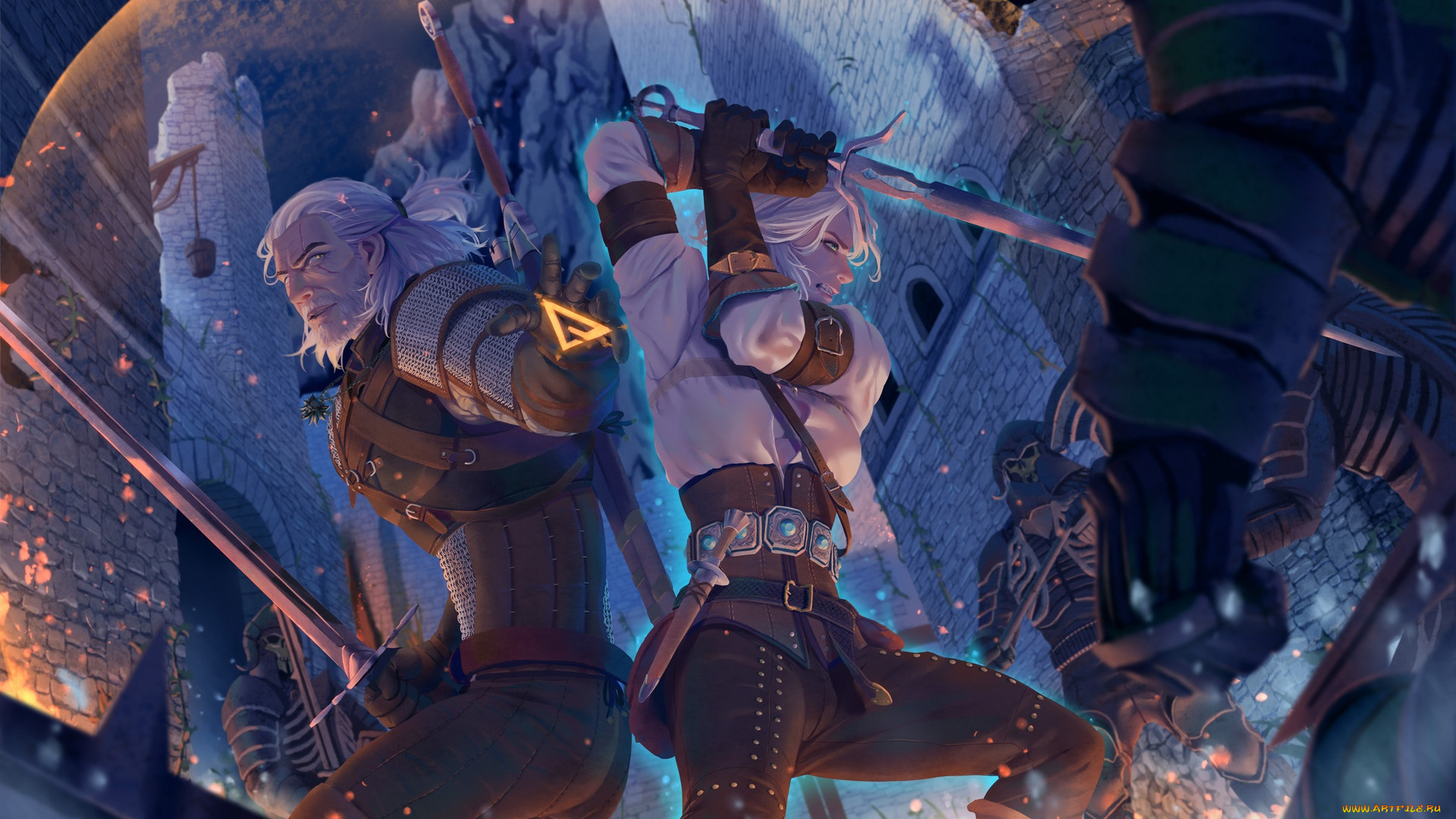 видео, игры, the, witcher, 3, , wild, hunt, персонаж