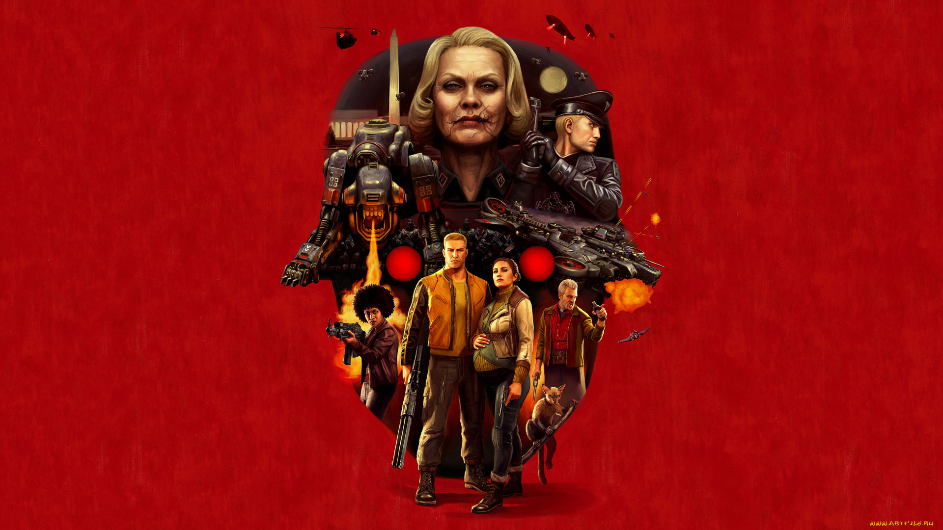 видео, игры, wolfenstein, ii, , the, new, colossus, the, new, colossus, wolfenstein, ii, action, шутер