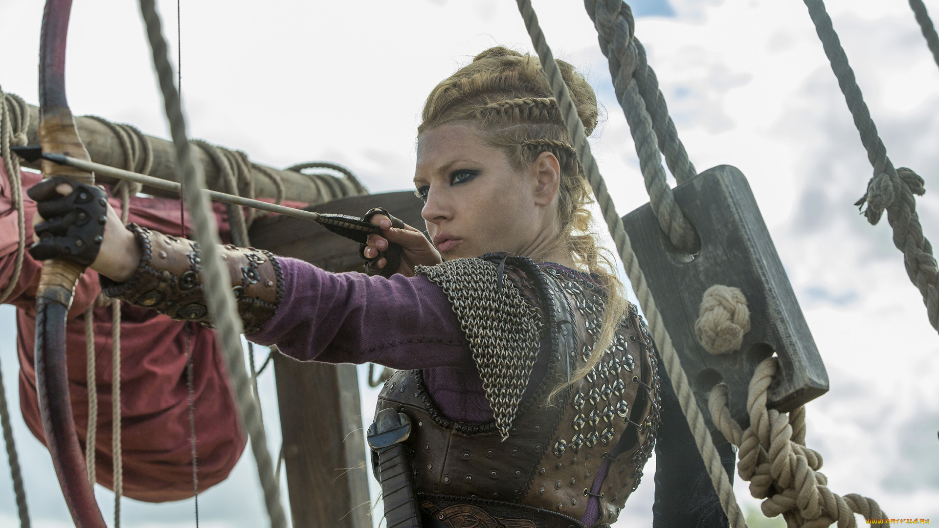 vikings, кино, фильмы, vikings, , 2013, , сериал, блондинка, девушка, katheryn, winnick, воин, актриса