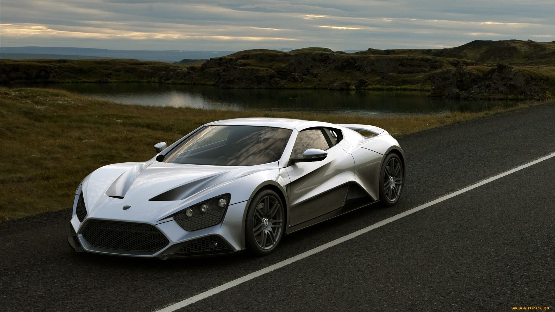 zenvo, devon, st, 1, 2010, автомобили, devon, металлик, серебряный, zenvo, st, 1, 2010