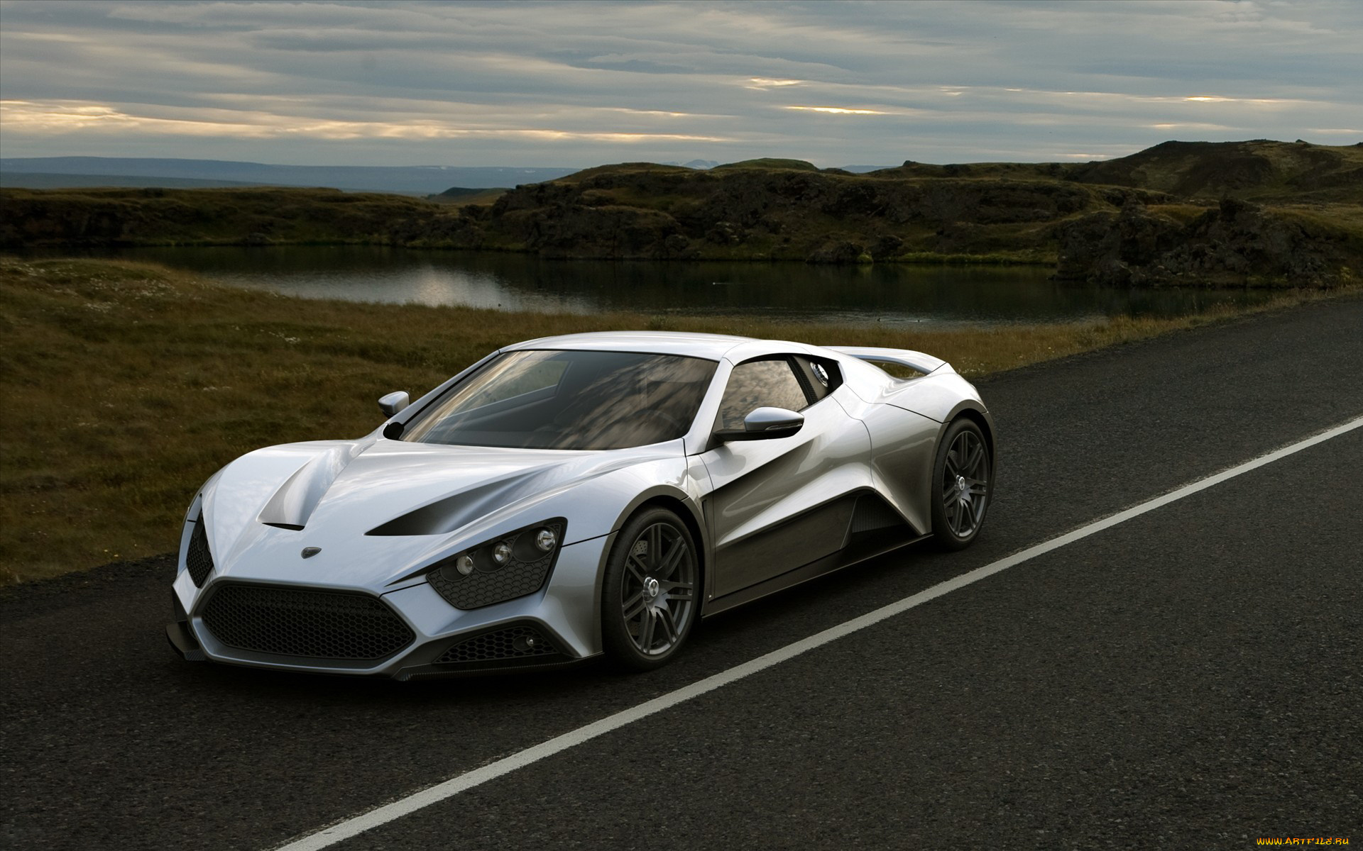 zenvo, devon, st, 1, 2010, автомобили, devon, металлик, серебряный, zenvo, st, 1, 2010
