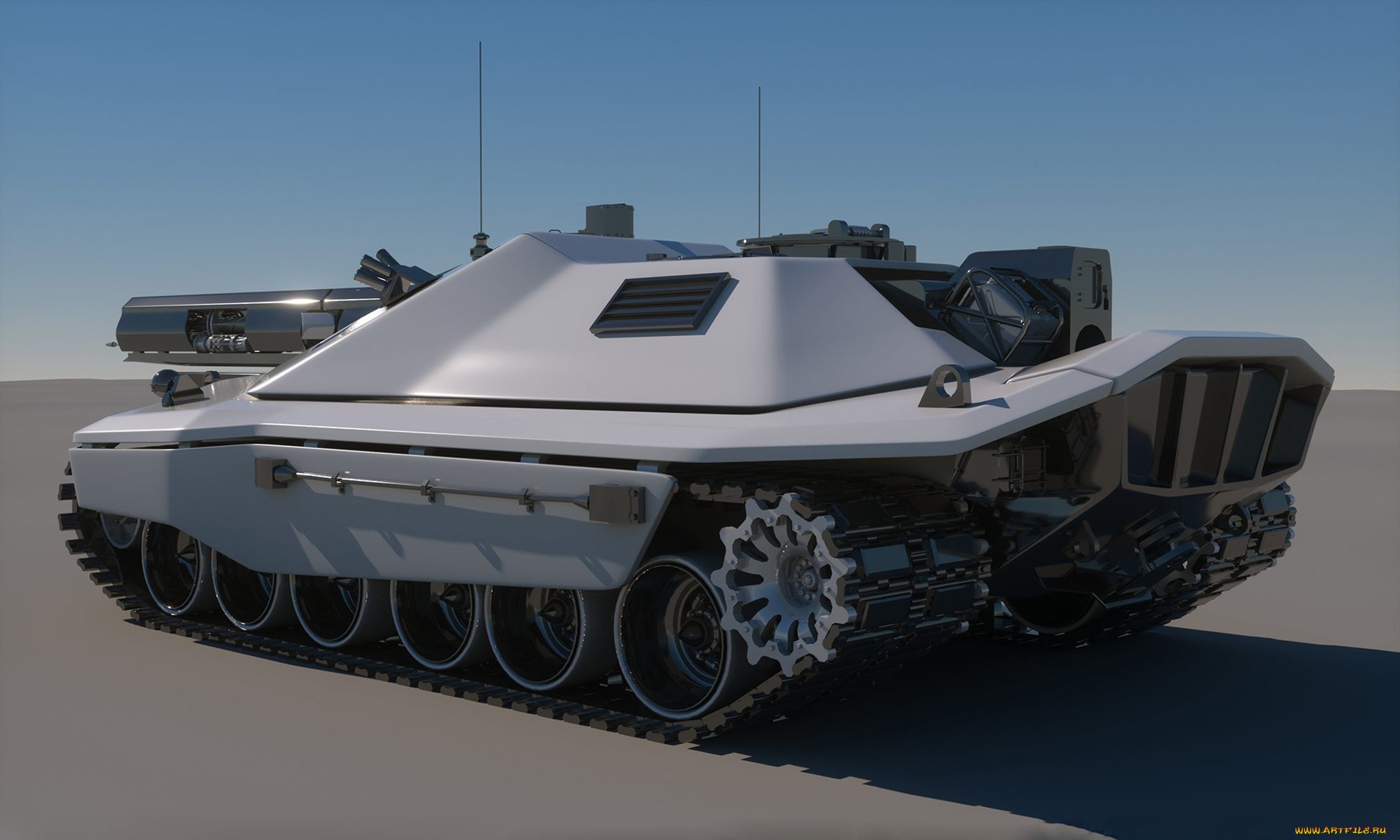 sci-fi, future, tank, concept, техника, 3d, sci-fi, future, tank, concept