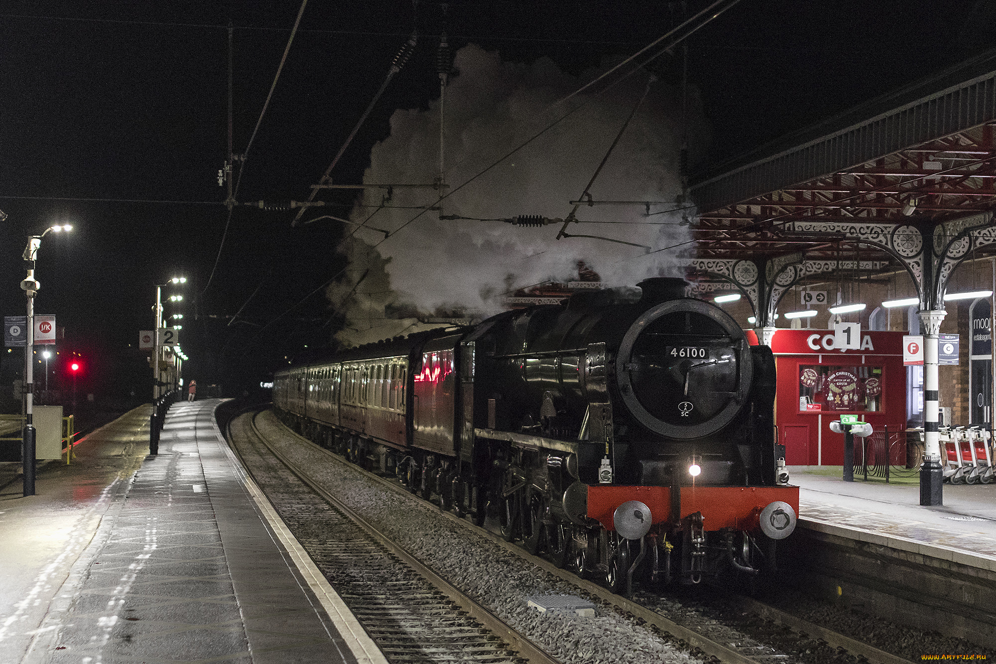 техника, паровозы, локомотив, состав