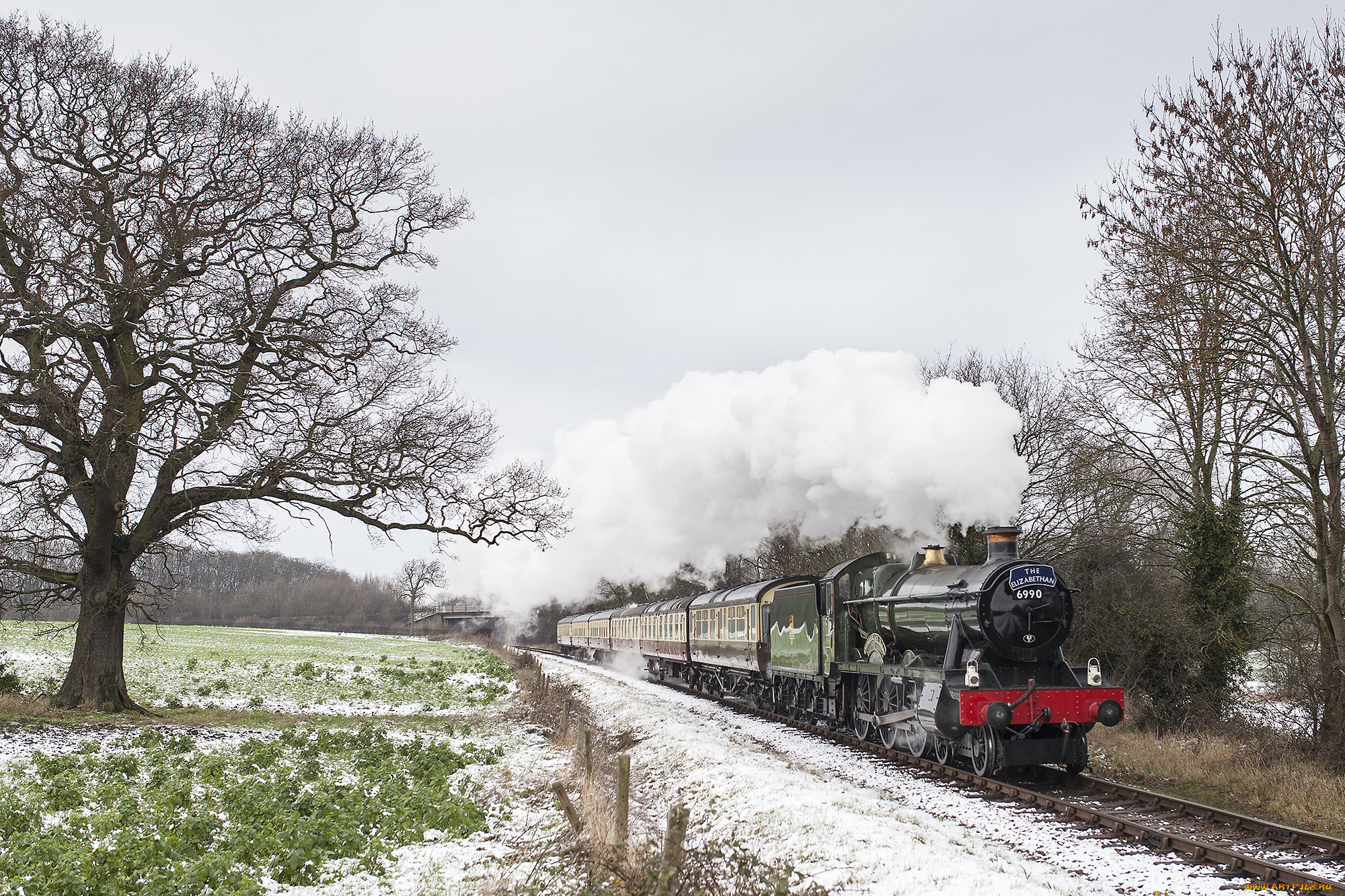 техника, паровозы, локомотив, состав