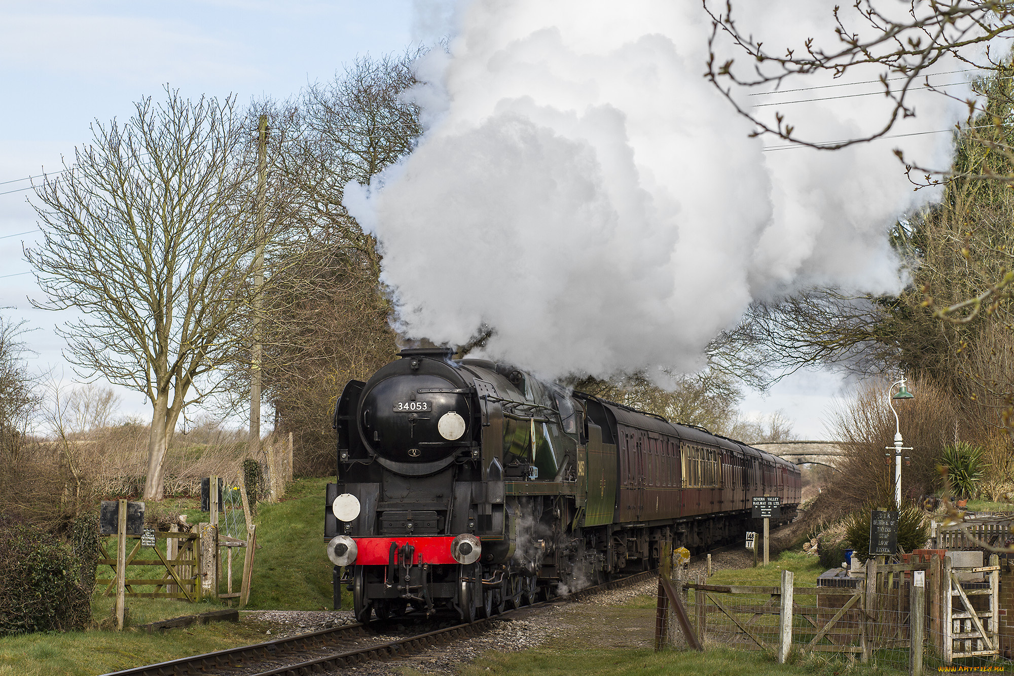 техника, паровозы, локомотив, состав