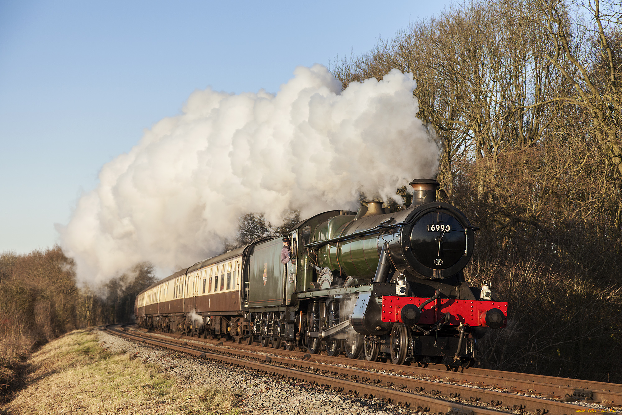 техника, паровозы, состав, локомотив