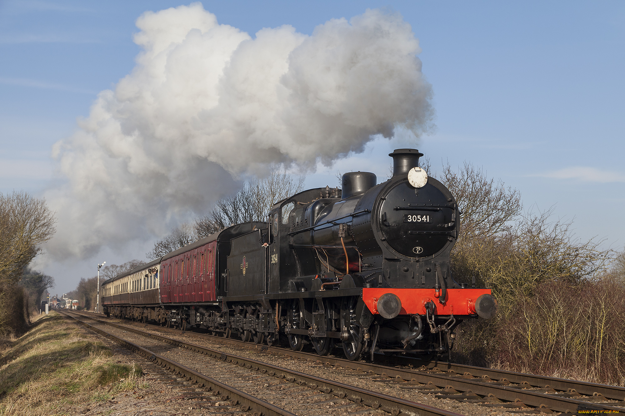 техника, паровозы, состав, локомотив