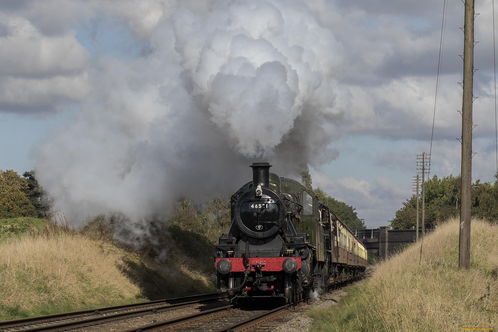 техника, паровозы, состав, локомотив