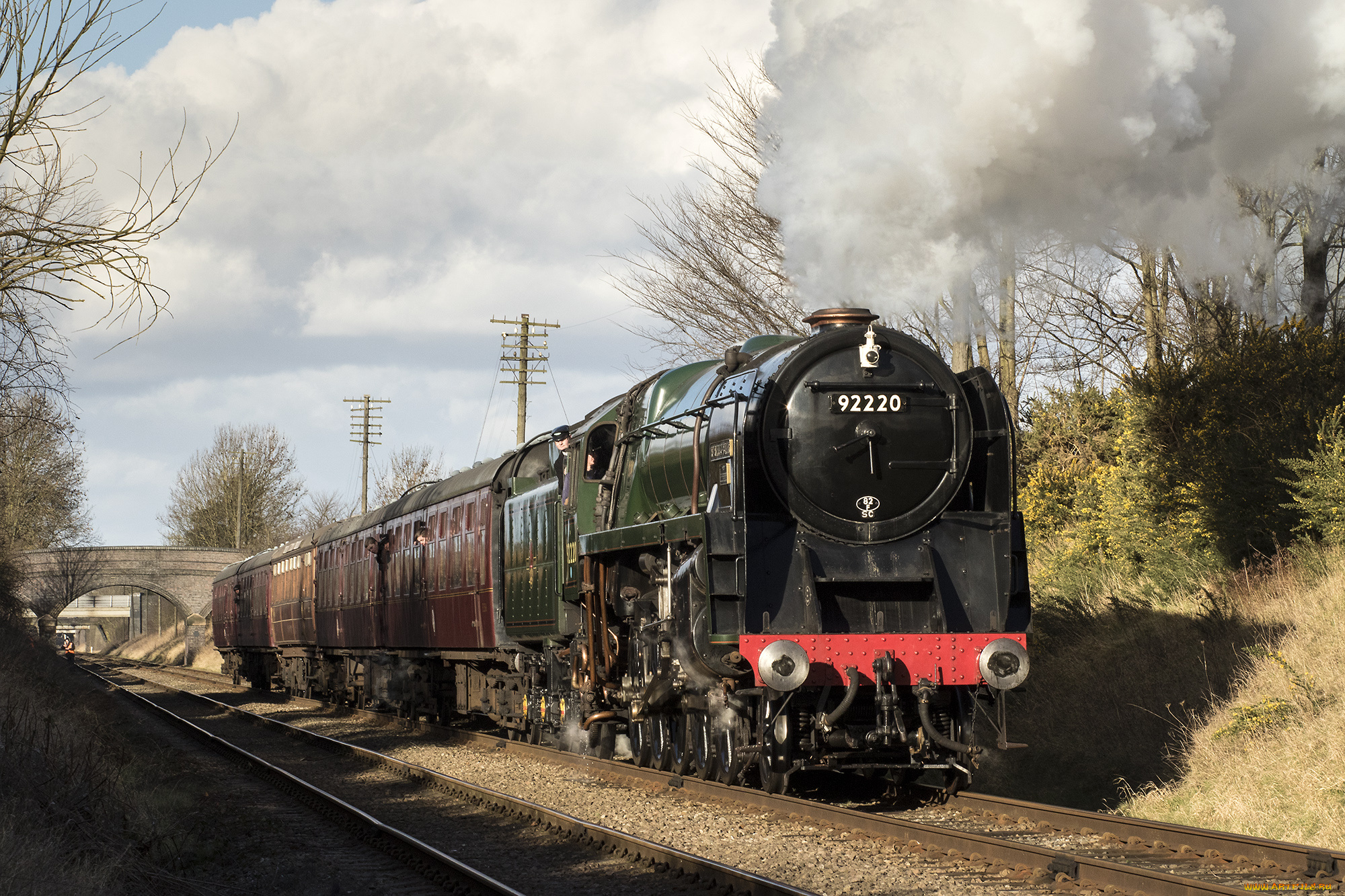 техника, паровозы, состав, локомотив