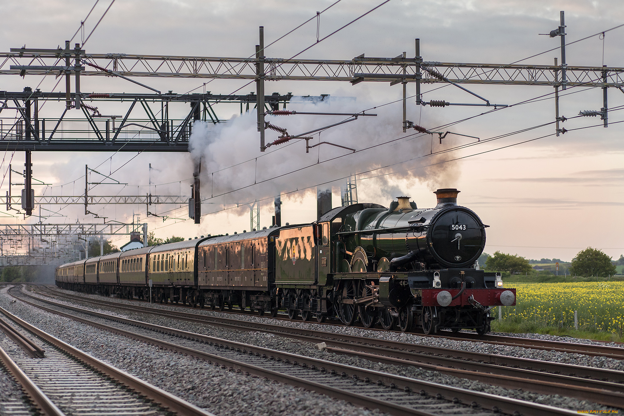 техника, паровозы, состав, локомотив