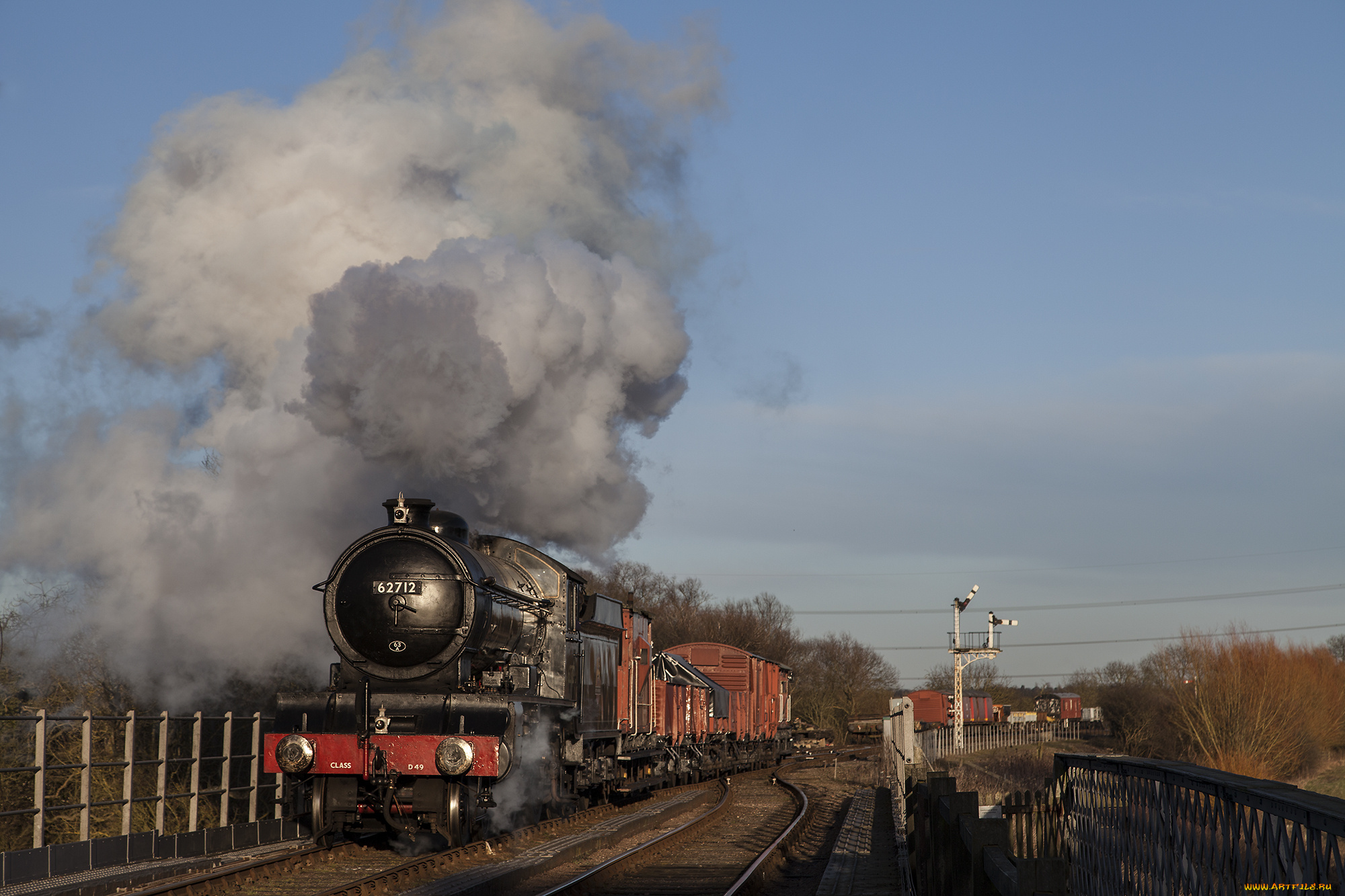 техника, паровозы, состав, локомотив