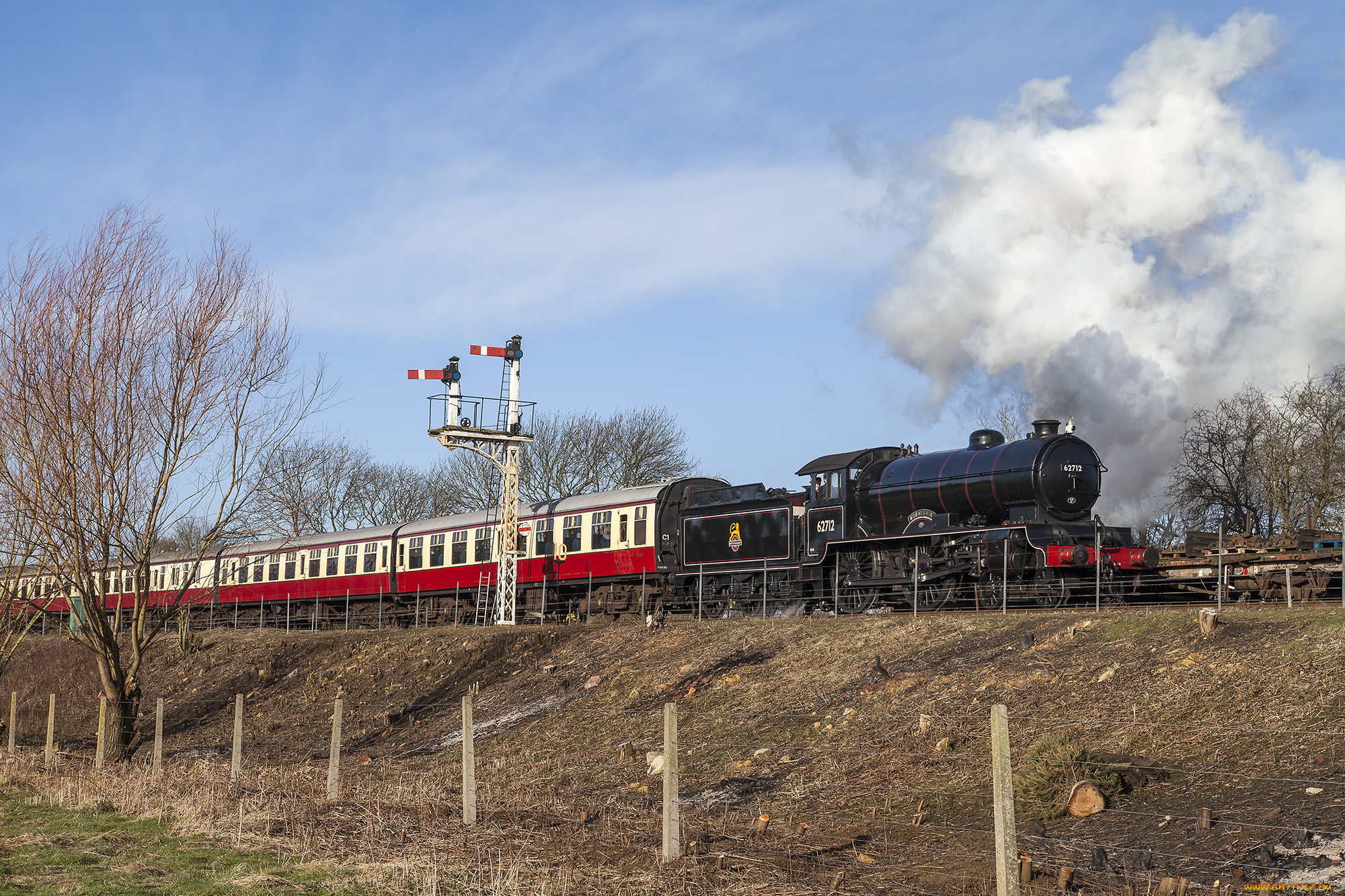 техника, паровозы, состав, локомотив