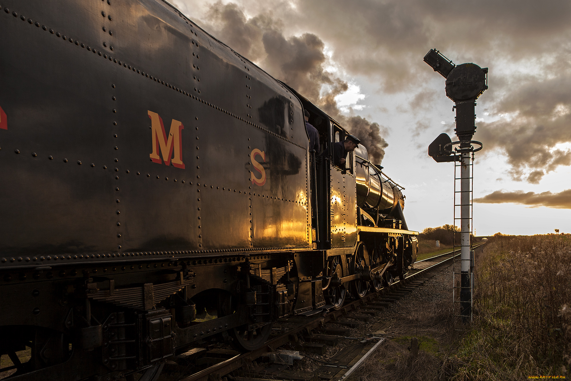 техника, паровозы, состав, локомотив