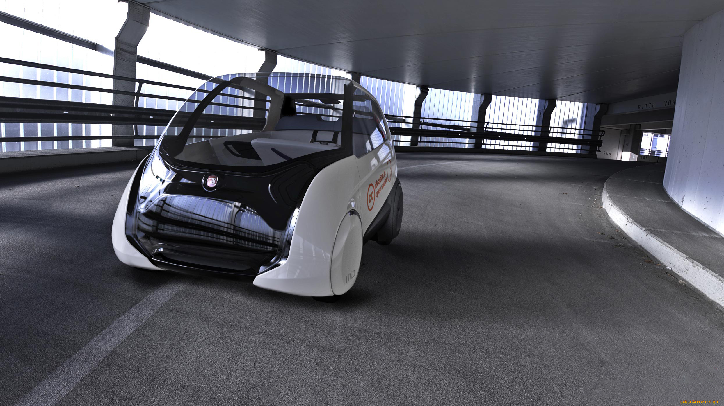 fiat, mio, fcc-iii, concept, 2010, автомобили, 3д, fcc-iii, mio, fiat, 2010, concept