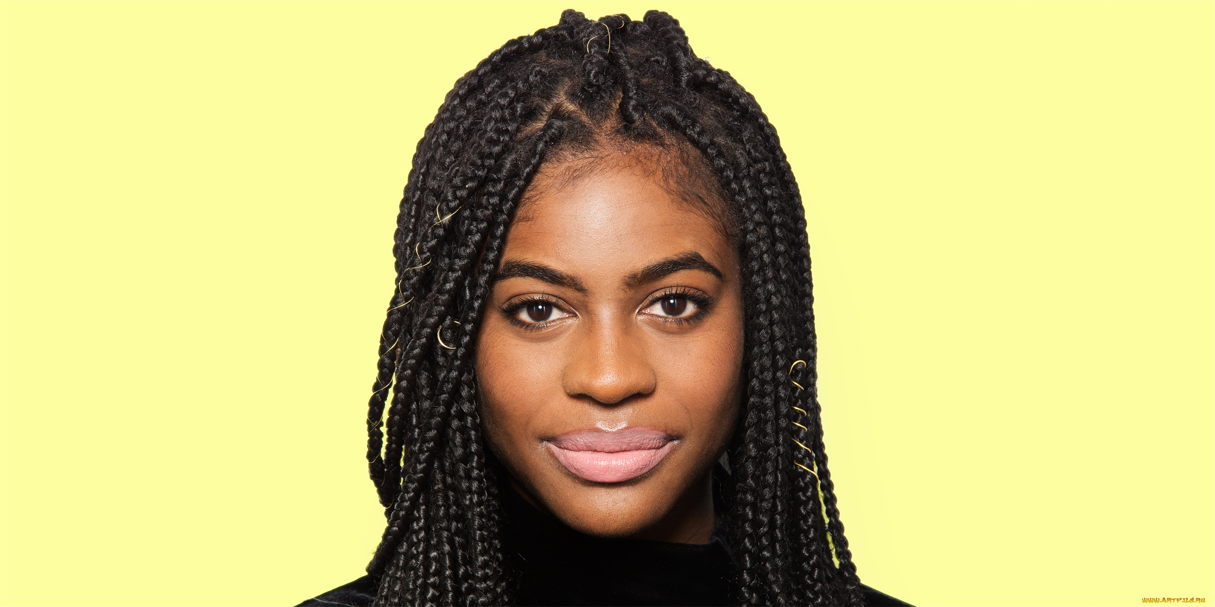 девушки, -unsort, , лица, , портреты, макияж, портрет, темнокожая, модель, дреды, причёска, лицо, брюнетка, девушка