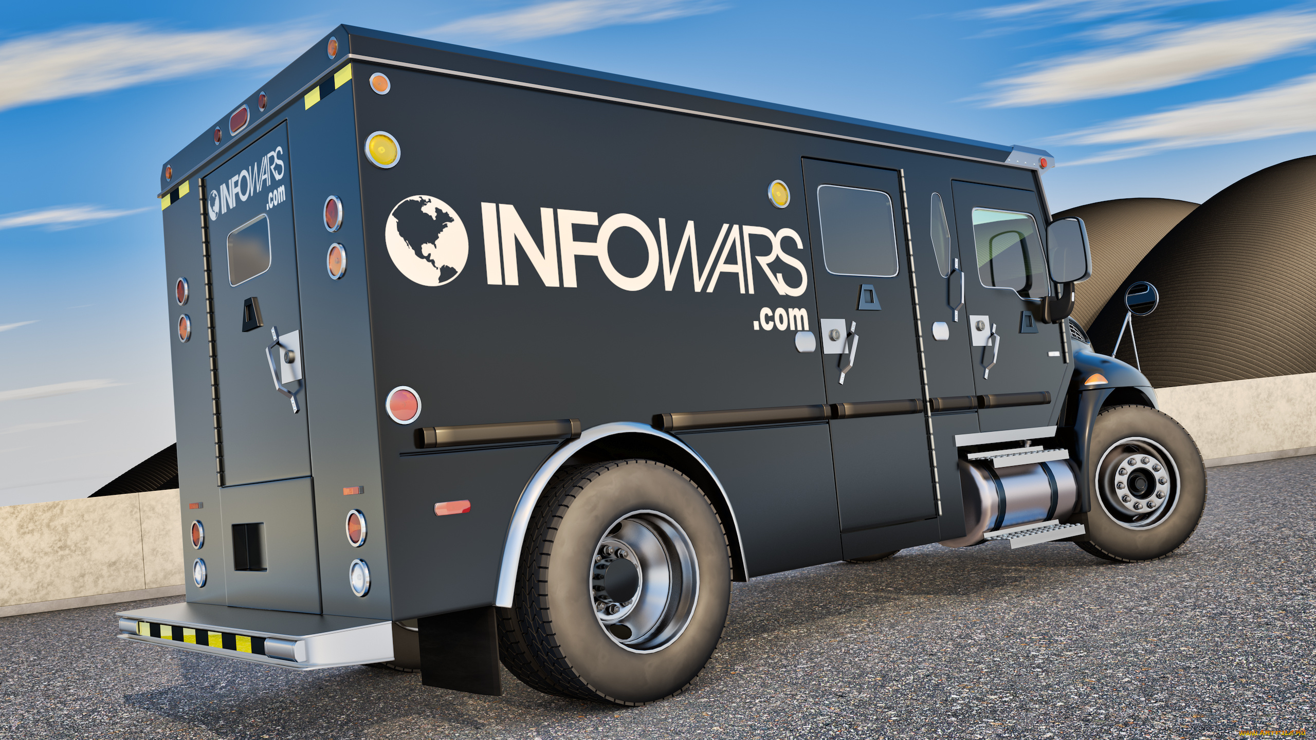 автомобили, 3д, international, 2002г