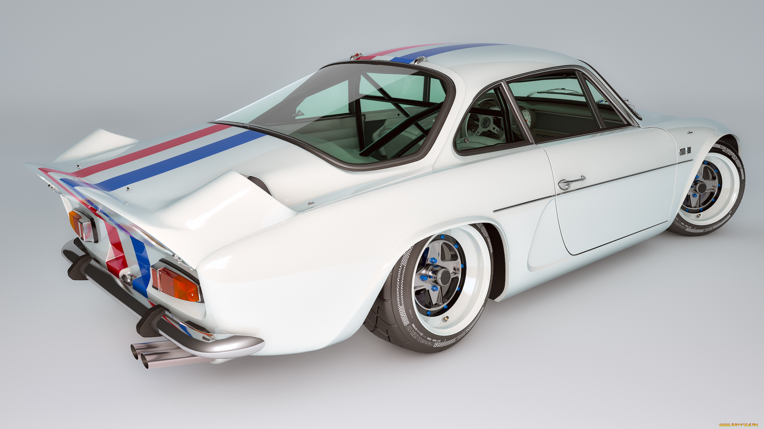 автомобили, 3д, renault, 1973г