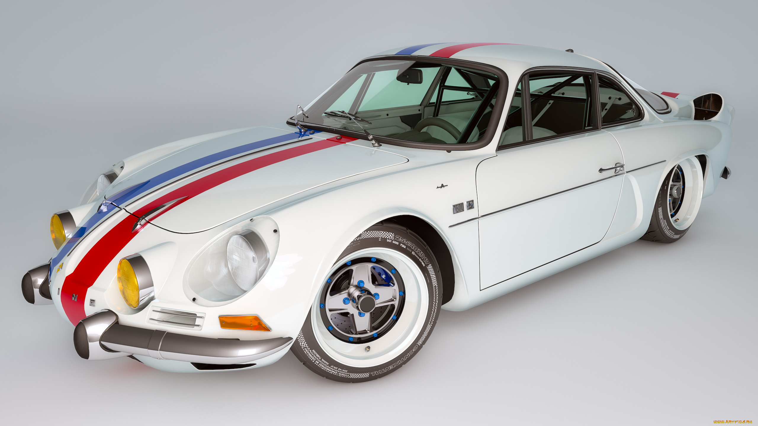 автомобили, 3д, renault, 1973г