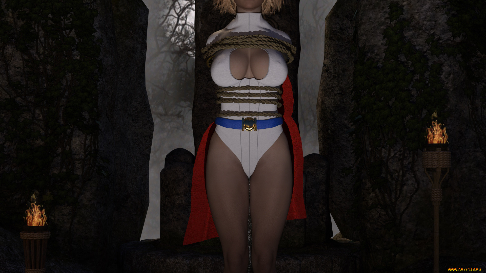 3д, графика, фантазия, , fantasy, фон, взгляд, девушка