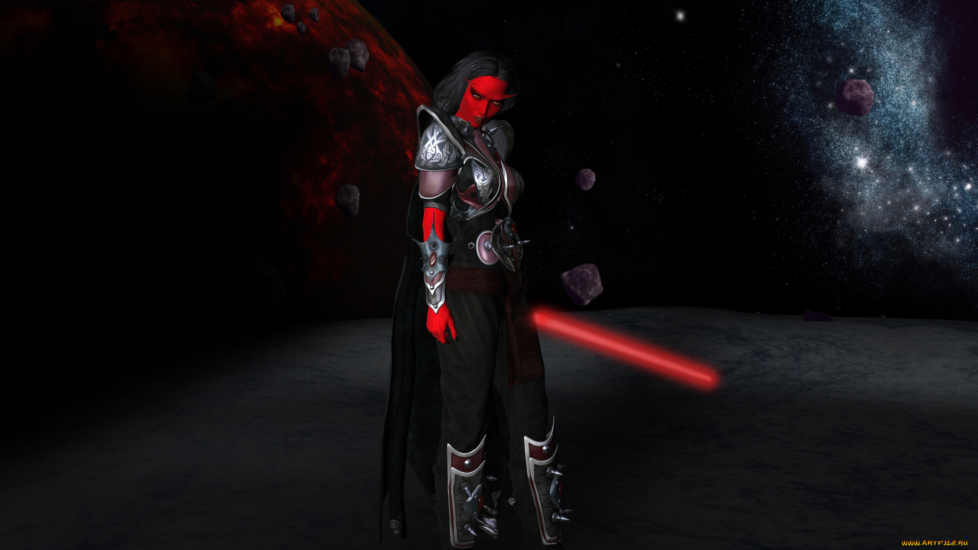 3д, графика, фантазия, , fantasy, взгляд, фон, девушка