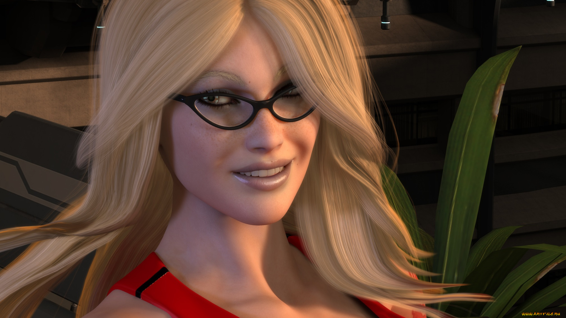 3д, графика, портрет, , portraits, девушка, взгляд, фон